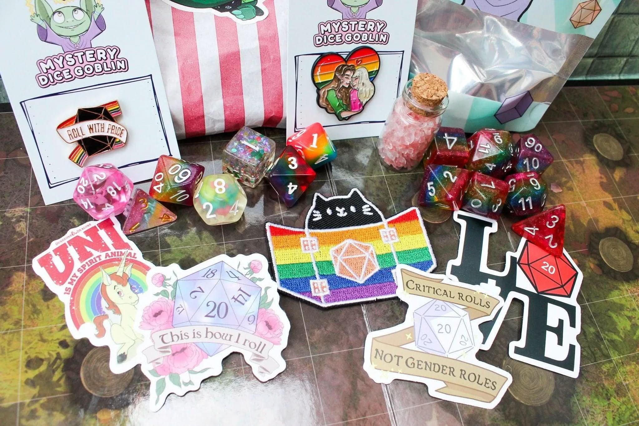 Roll with Pride Dice Gift Box