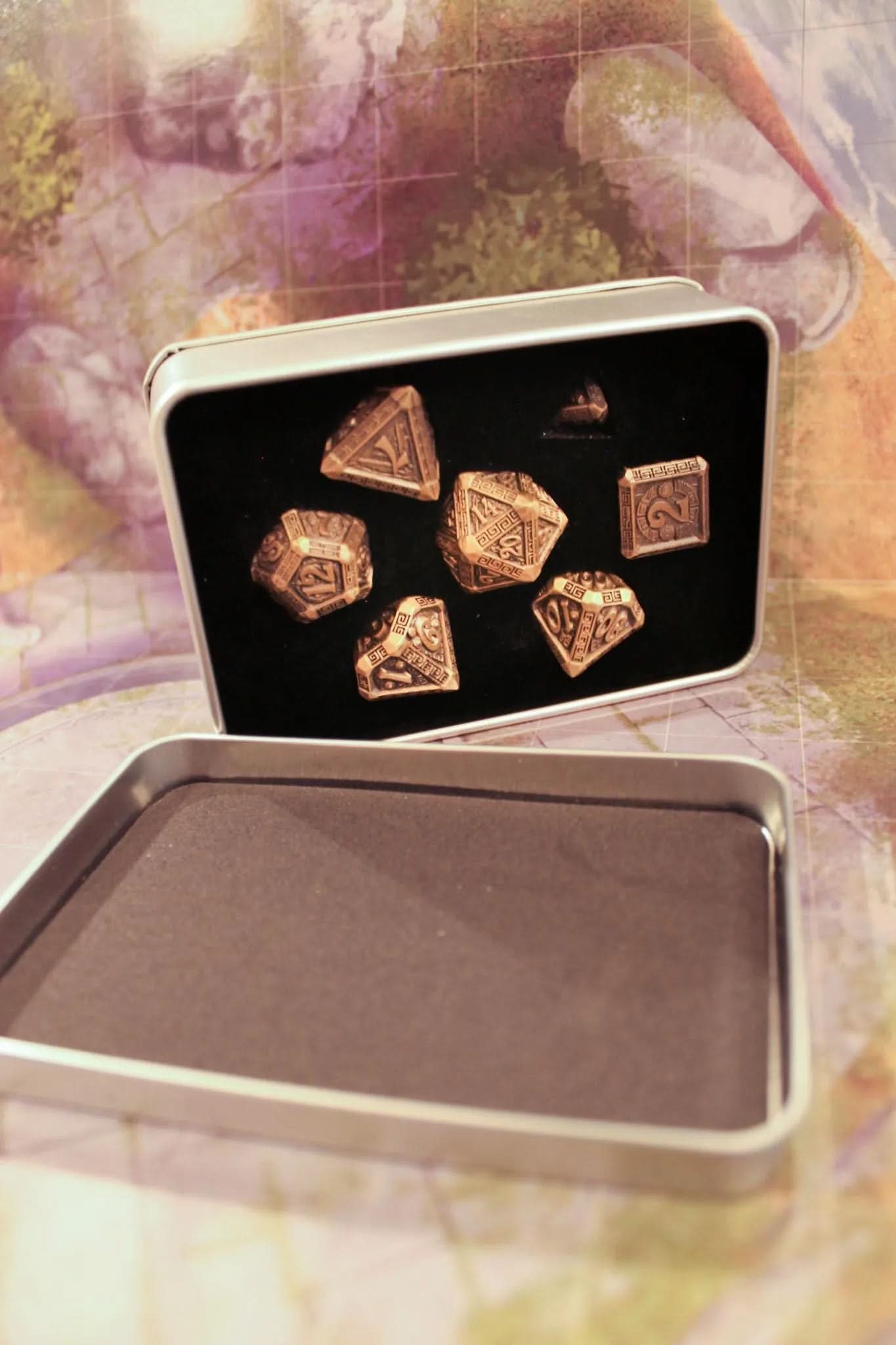 Blacksmith Pack: RPG Themed Giftbox for TTRPG , Runequest, TTRPG's | Warforged | Metal Dice | Dungeon Master Gift | TTRPG  Gift Box - MysteryDiceGoblins