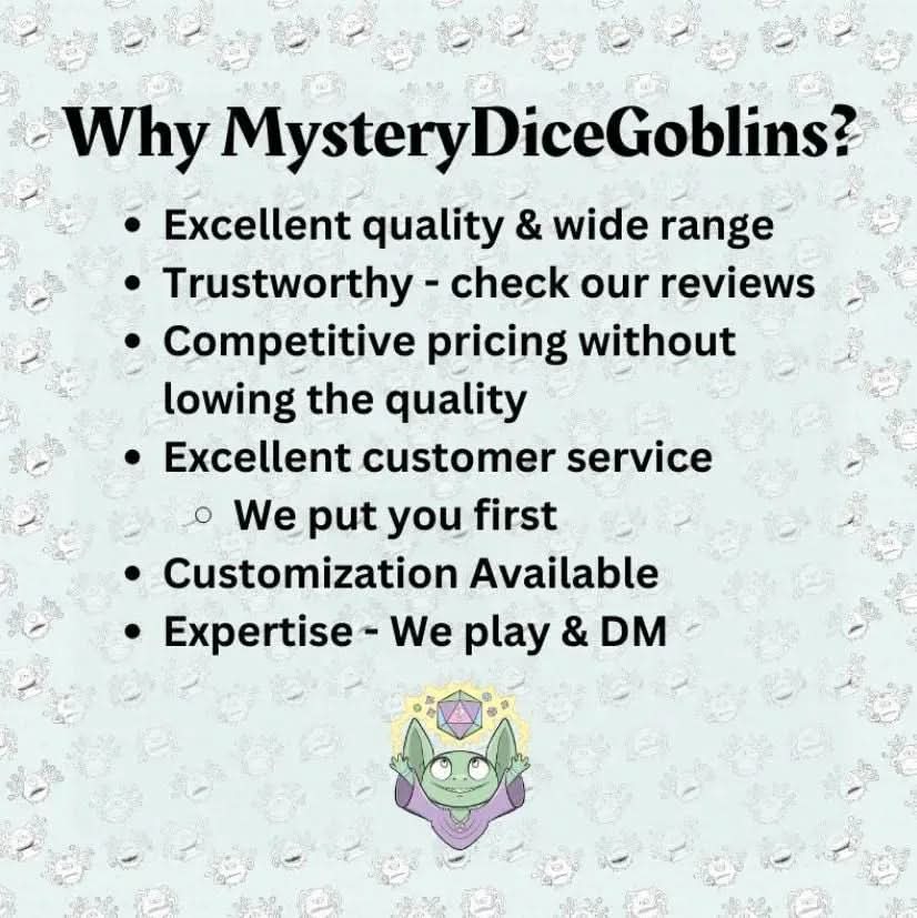 Monthly Mystery Dice Blind Bag Subscription