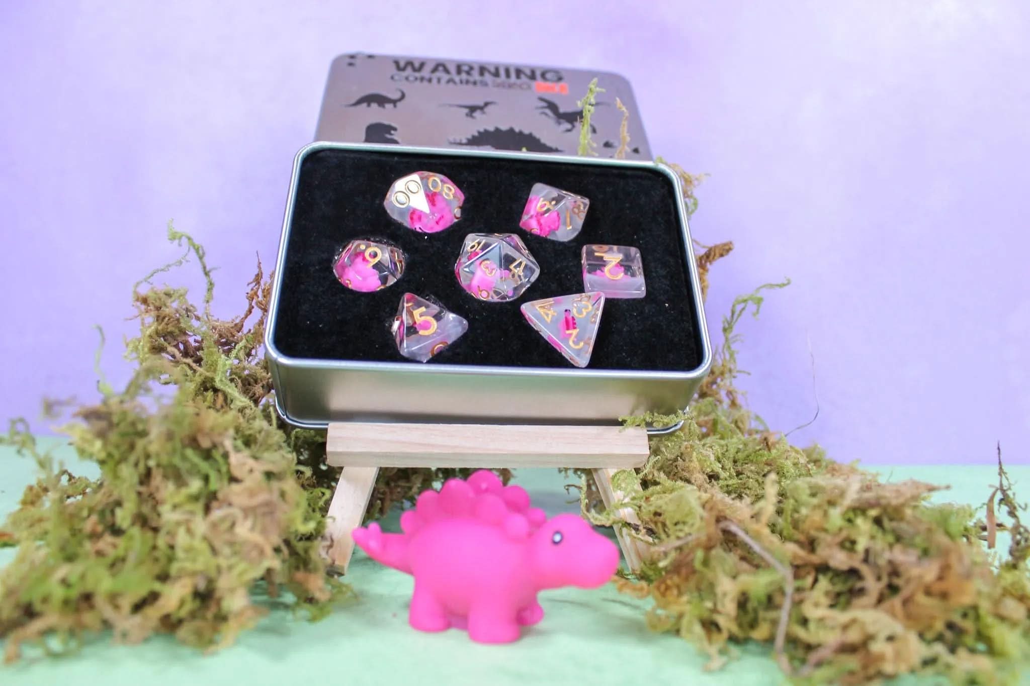Dinosaur Dice | Mystery Dinosaur Dice | Dungeons and Dinosaurs | RPG Dice | Mystery Dice |    Gift | DM Gift | RPG Gift - MysteryDiceGoblins