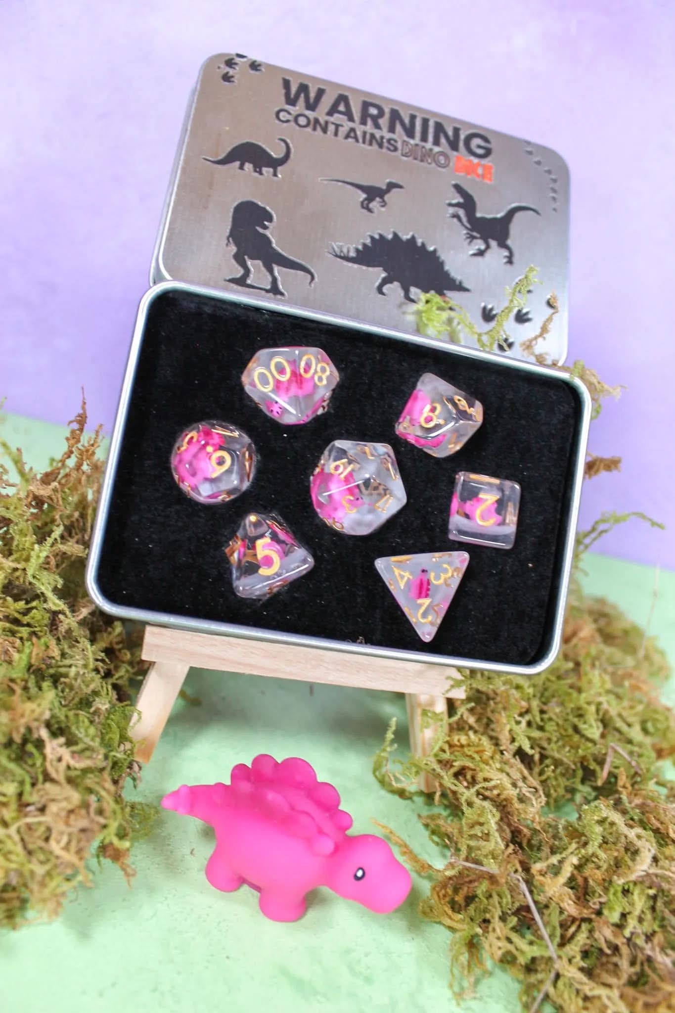 Dinosaur Dice | Mystery Dinosaur Dice | Dungeons and Dinosaurs | RPG Dice | Mystery Dice |    Gift | DM Gift | RPG Gift - MysteryDiceGoblins