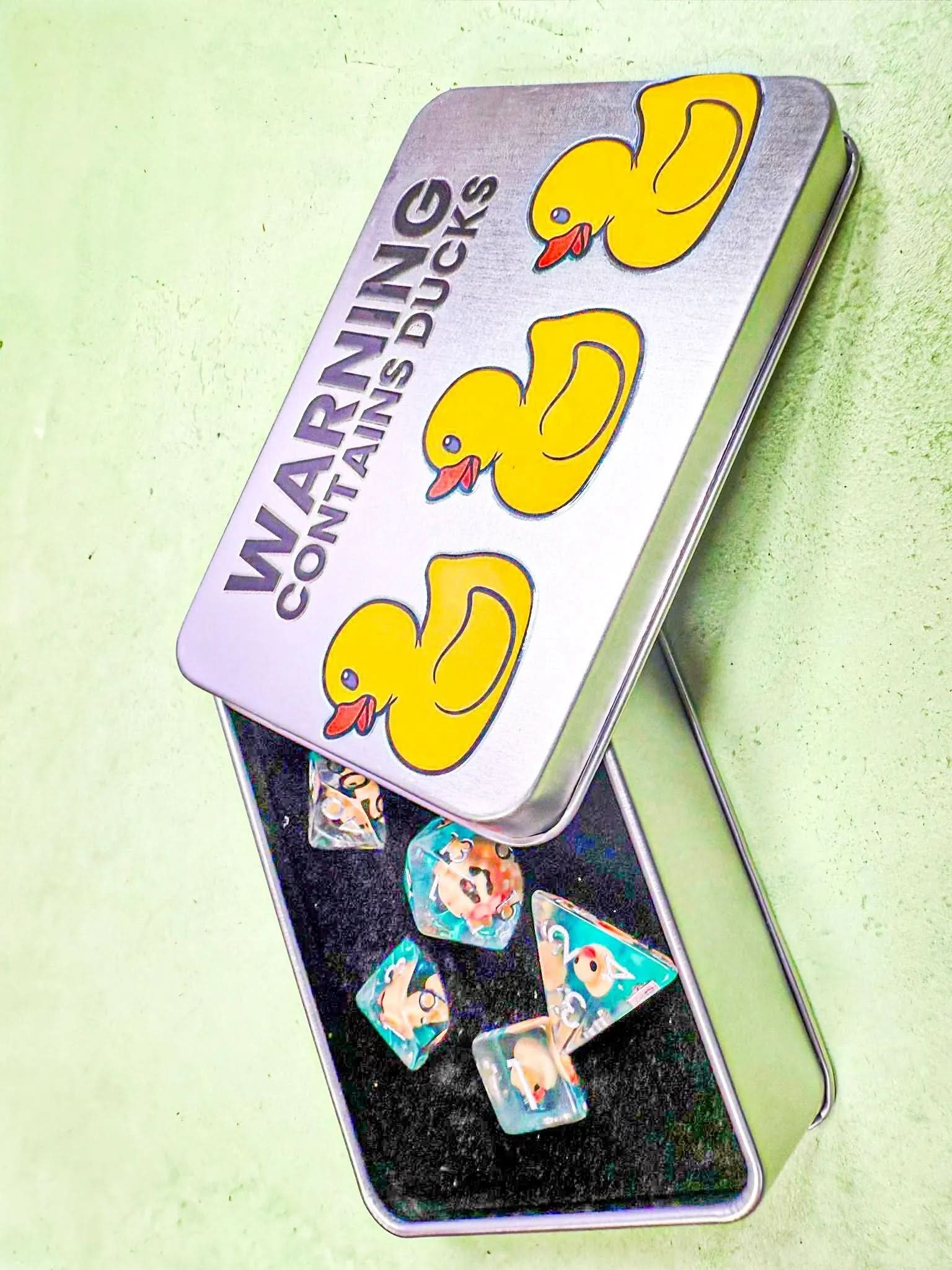 Ducky Dice | Duck Dice | Duck TTRPG  Dice for    | RPG Dice | Cute Dice | Inclusion Dice - MysteryDiceGoblins