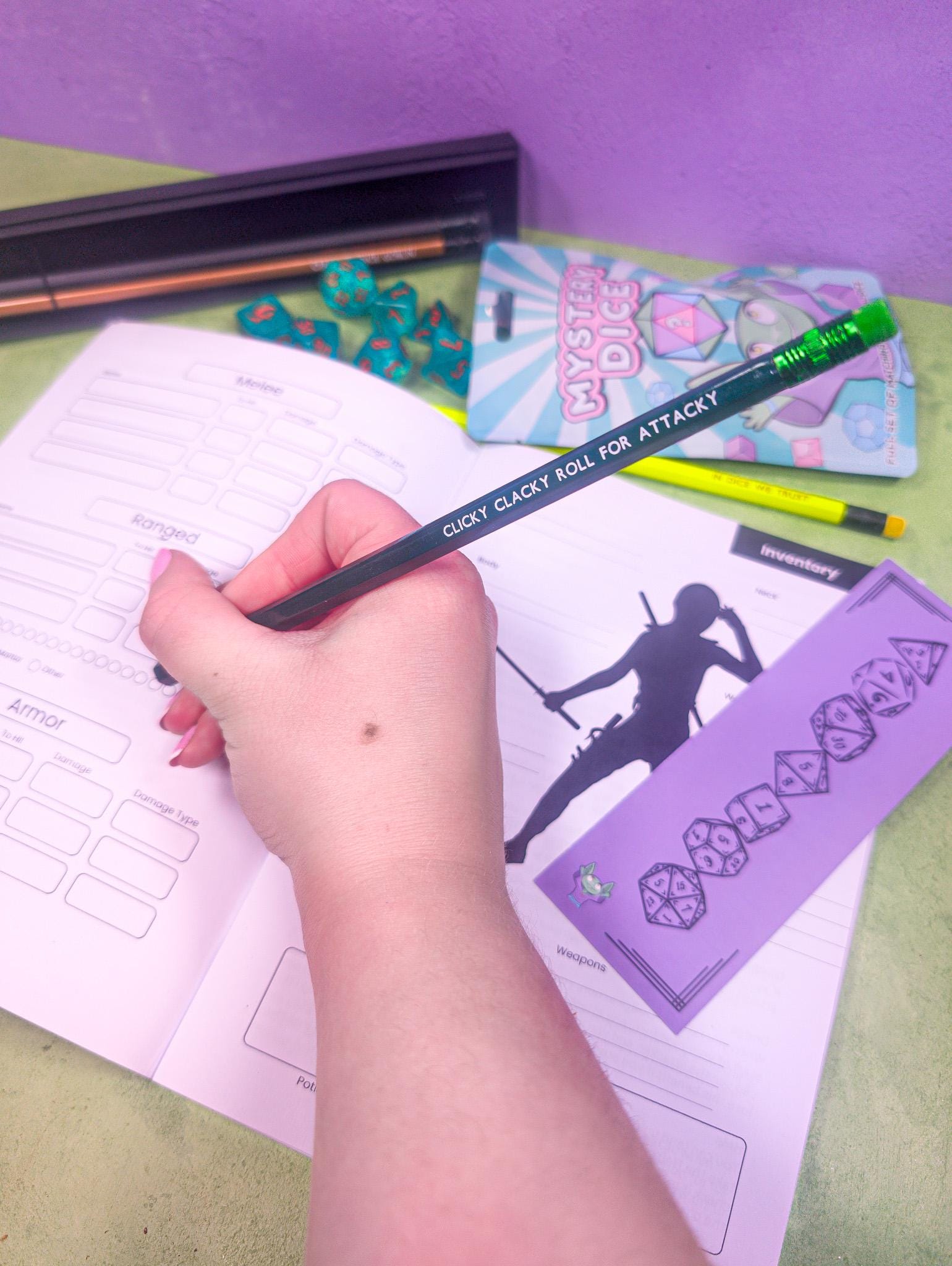 Dice Goblin Pencil Pack | TTRPG  Pencils | TTRPG  Memes Pencils | TTRPG  5e Gifts | DM Gifts | TTRPG  Gifts | TTRPG  Notebook | Campaign Journal - MysteryDiceGoblins