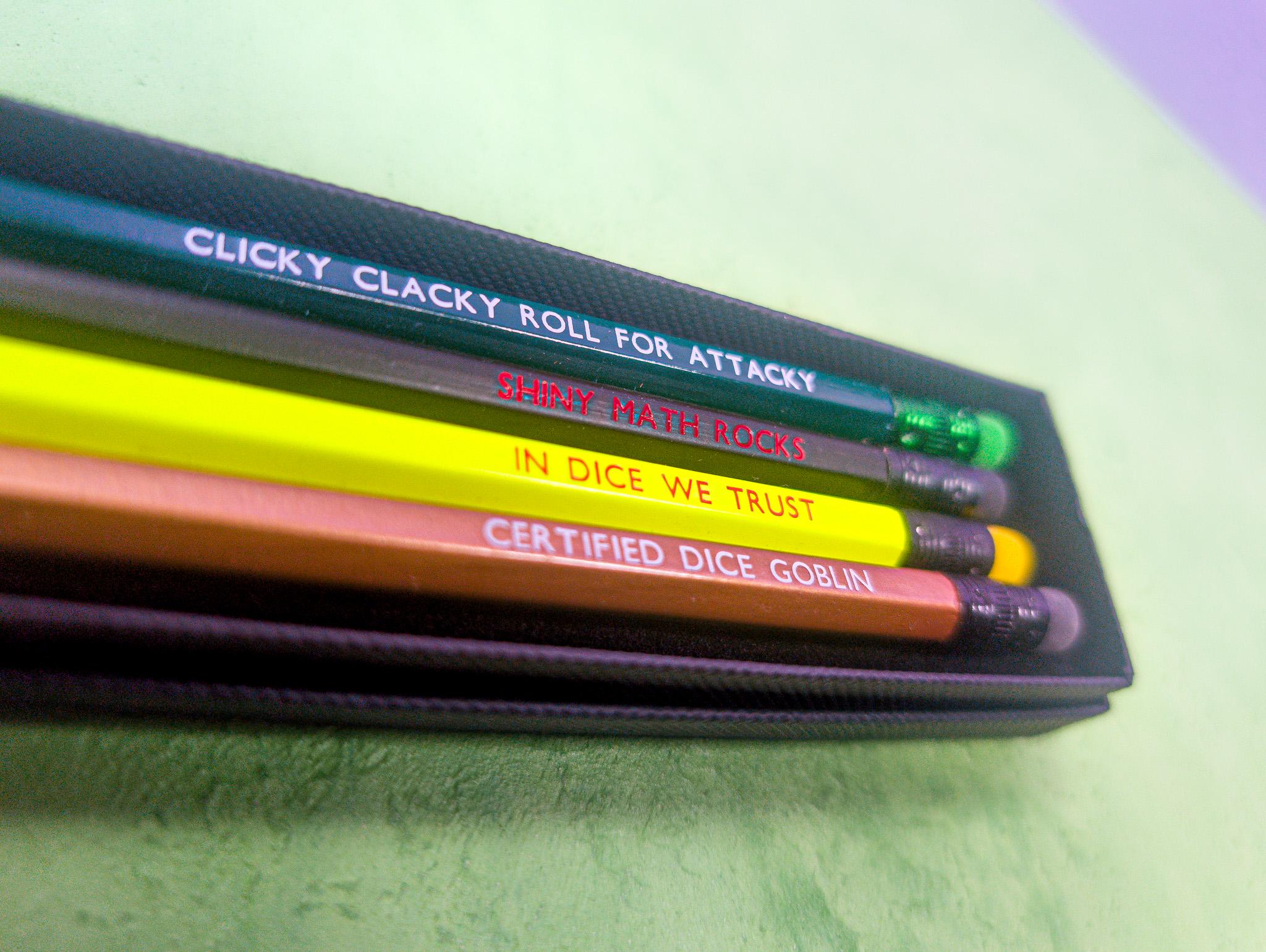 Dice Goblin Pencil Pack | TTRPG  Pencils | TTRPG  Memes Pencils | TTRPG  5e Gifts | DM Gifts | TTRPG  Gifts | TTRPG  Notebook | Campaign Journal - MysteryDiceGoblins
