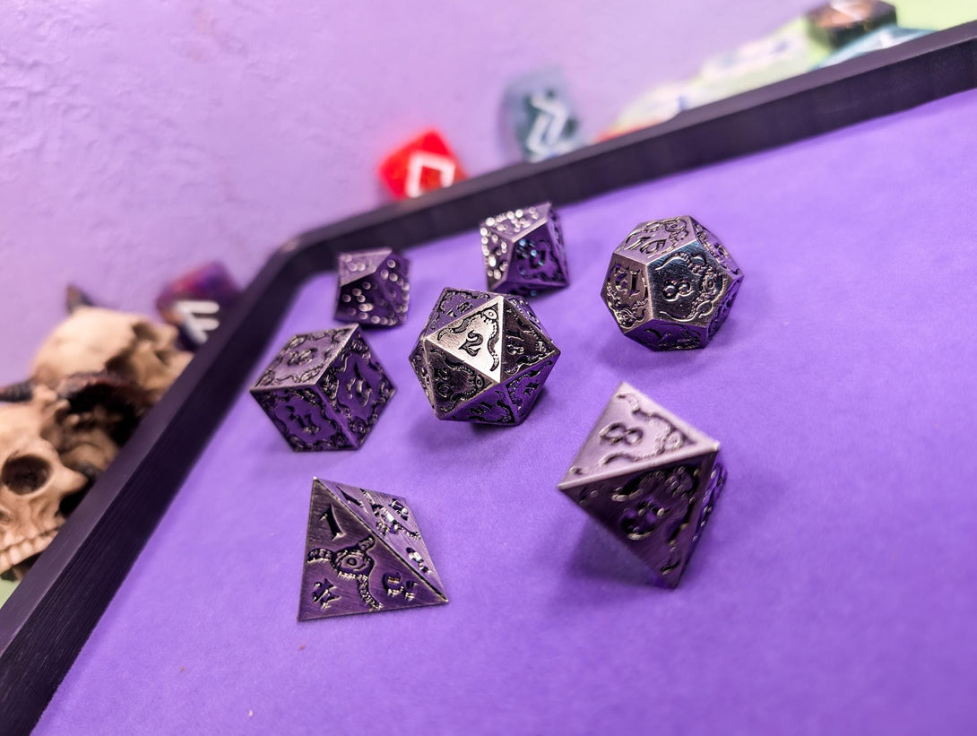 Mystery Cthulu Metal Dice | Themed Dice Sets | Eldritch Monster | Call of Cthulu | Monster Dice - MysteryDiceGoblins