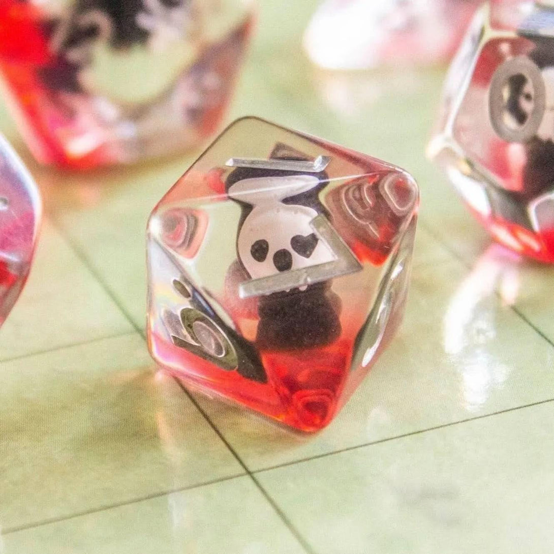 Grim Reaper Dice | Dice Tin | Dice Storage | Reaper DnD Dice for Dungeons and Dragons | RPG Dice | Inclusion Dice | DnD Gift Tiin - MysteryDiceGoblins
