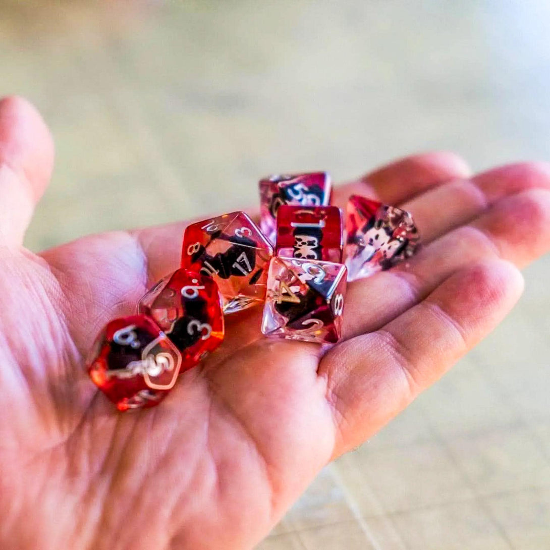 Grim Reaper Dice | Dice Tin | Dice Storage | Reaper DnD Dice for Dungeons and Dragons | RPG Dice | Inclusion Dice | DnD Gift Tiin - MysteryDiceGoblins