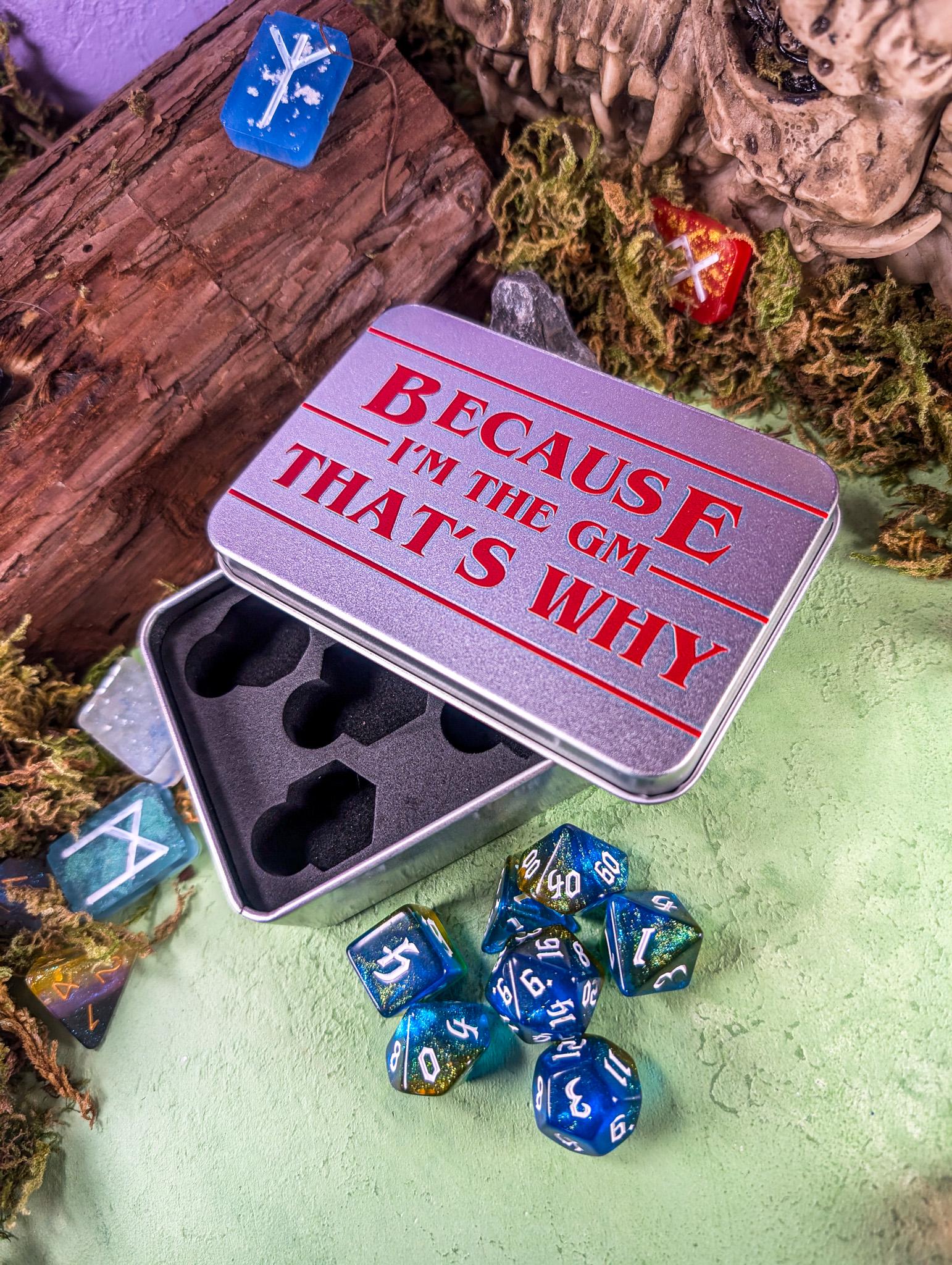 Games Master Dice Tin