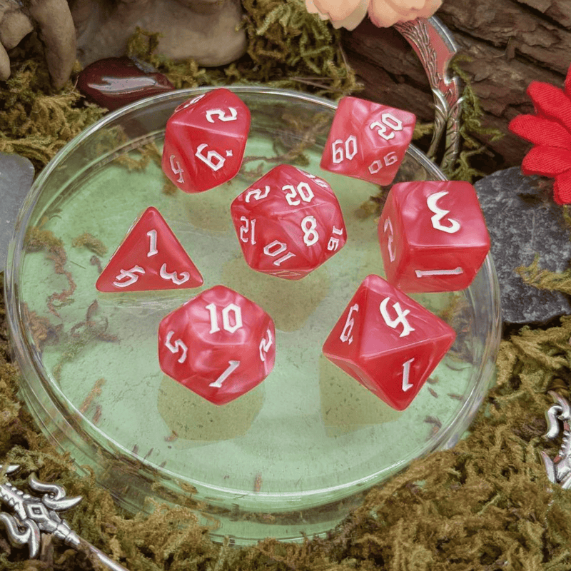 Pink Mist Dice Set