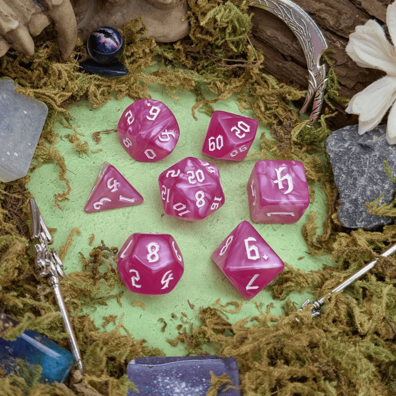 Mist Rose Dice Set