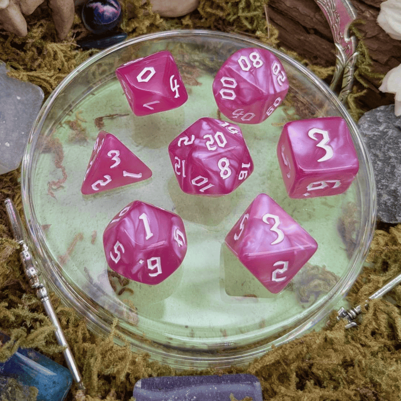 Mist Rose Dice Set