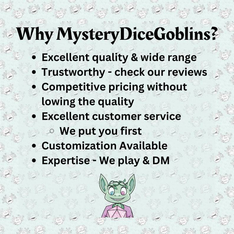 101 DnD NPC Token - Downloadable - Mystery Dice Goblin
