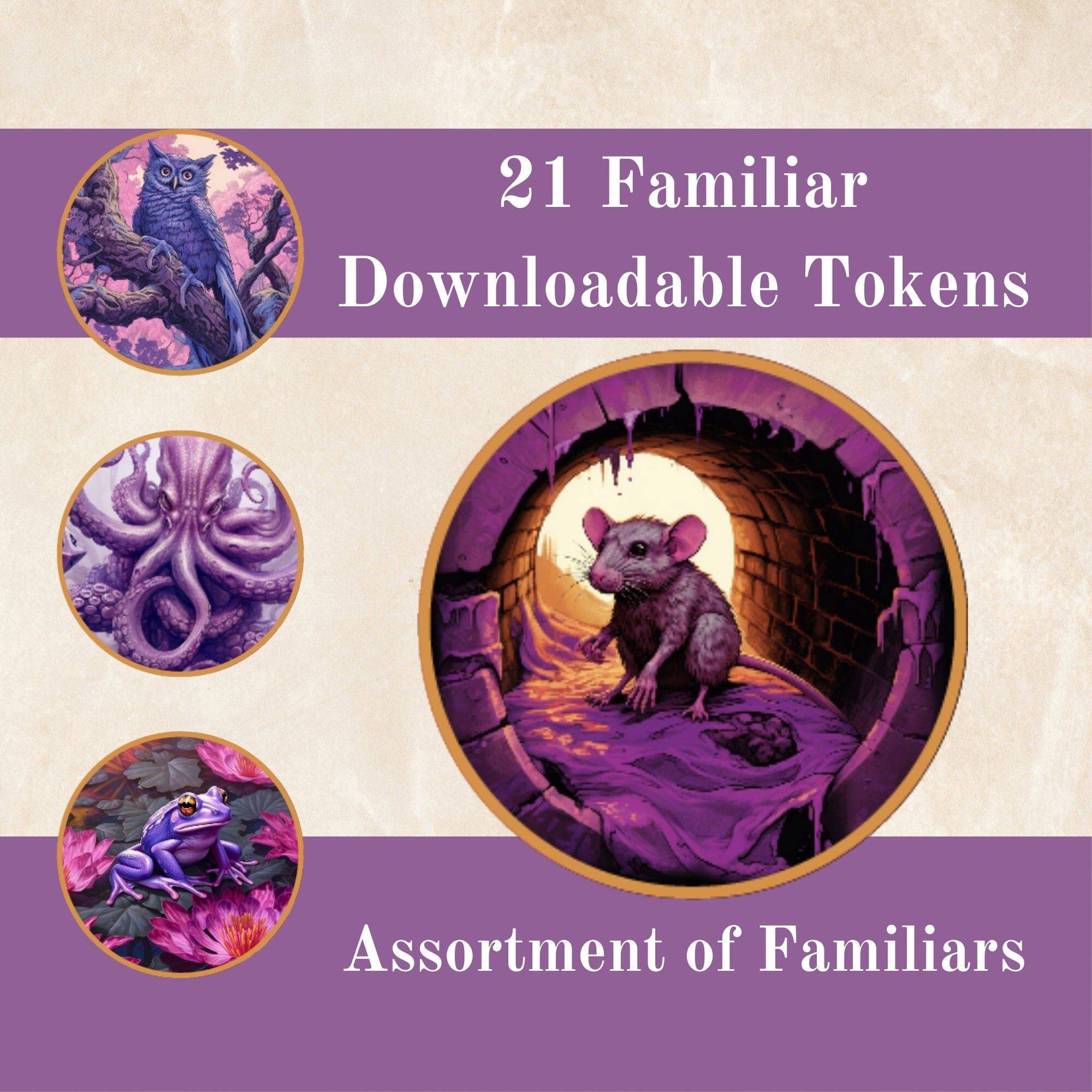21 DnD Tokens - Downloadable - Mystery Dice Goblin