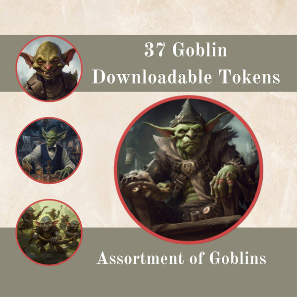 DnD Goblin Token - Mystery Dice Goblin