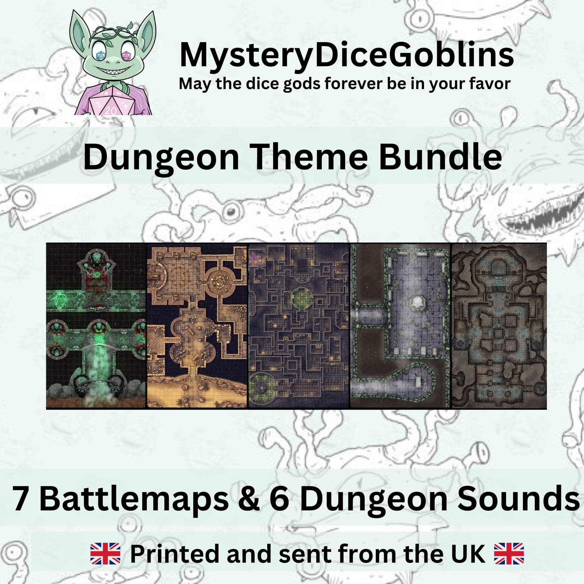 Battlemap & Sounds Bundle - Mystery Dice Goblin