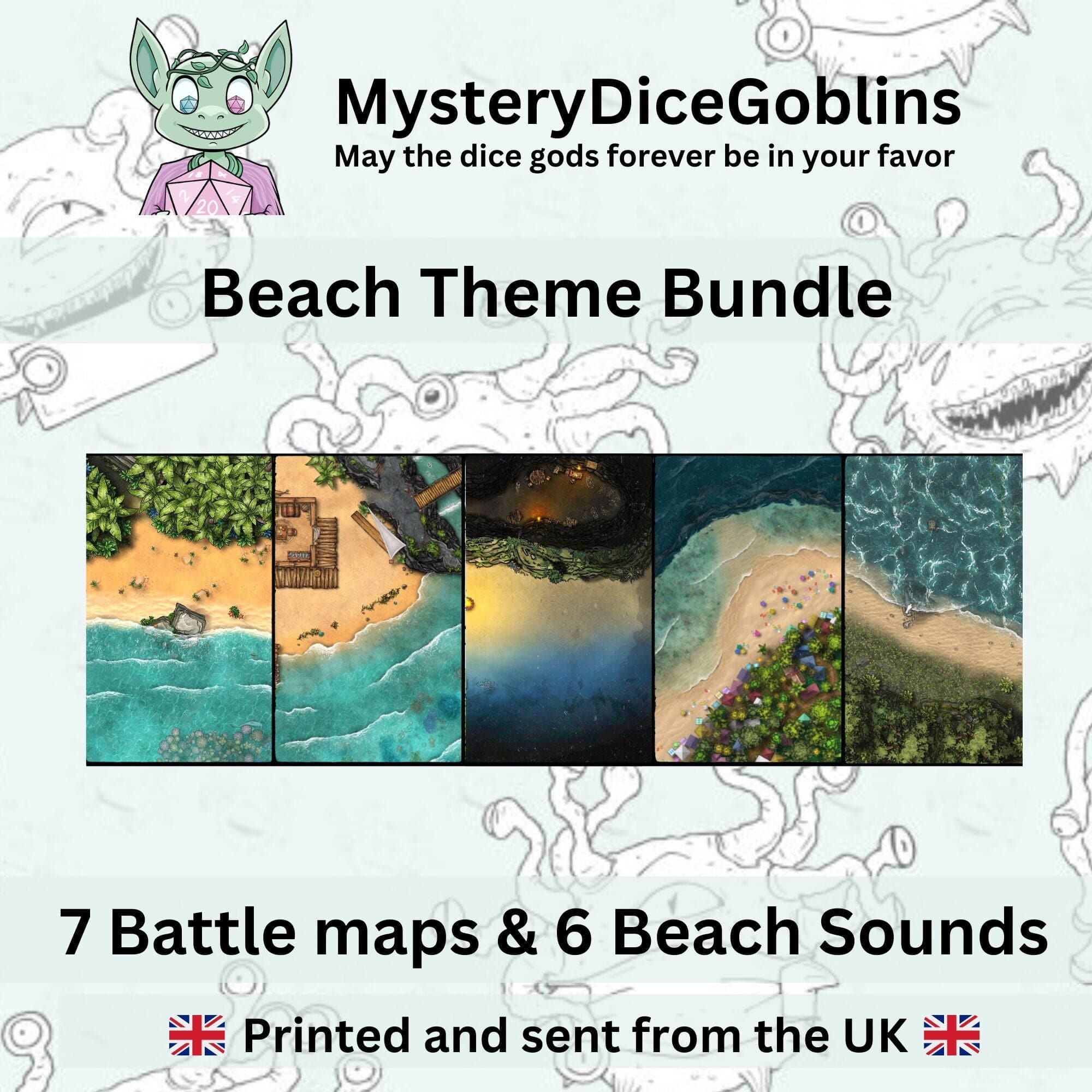 d&d Maps Bundle - Mystery Dice Goblin