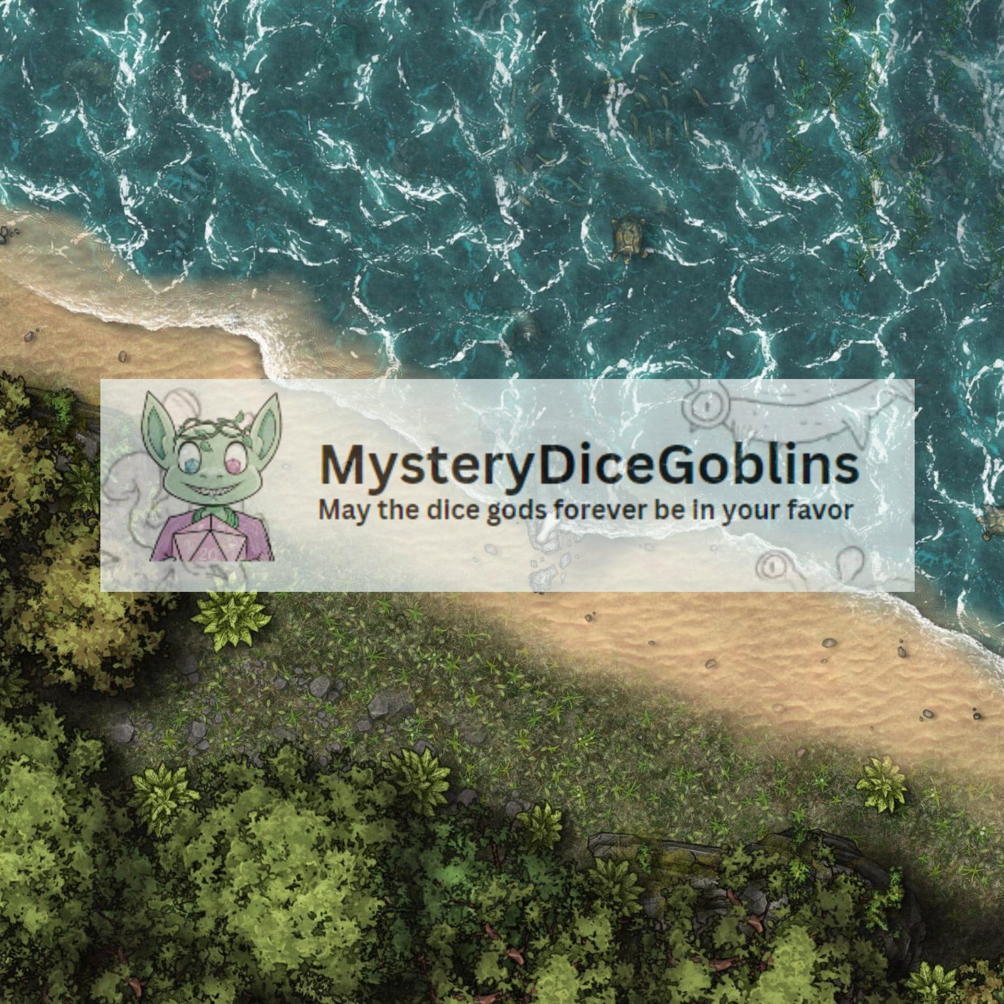 Beach Battle Map Bundle - Mystery Dice Goblin