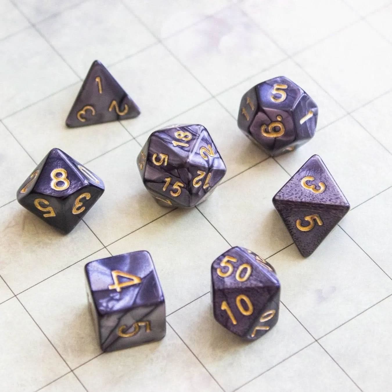Blacksmith TTRPG  Dice Set - Mystery Dice Goblin