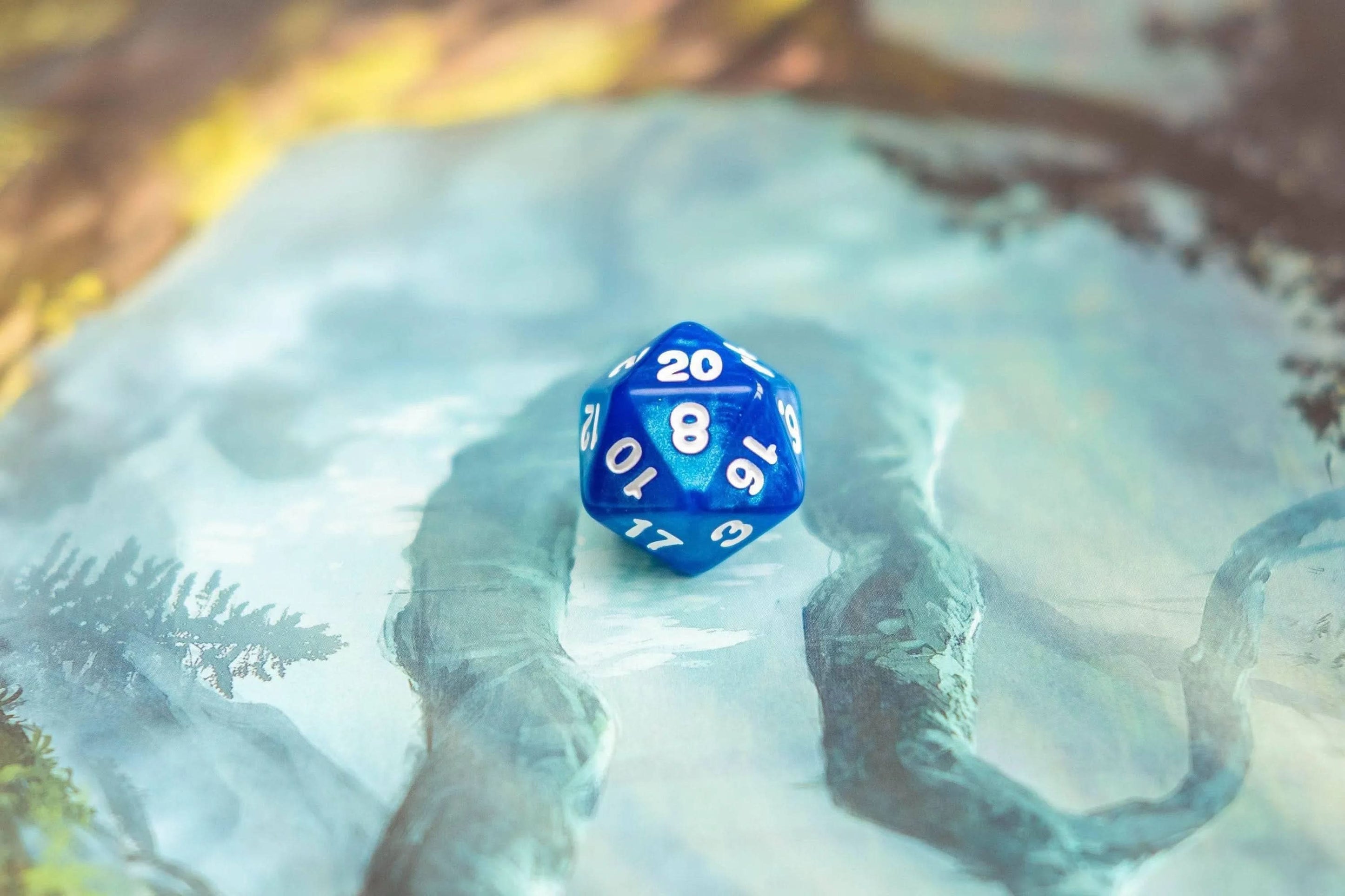 Blue Lagoon TTRPG  Dice Set - Mystery Dice Goblin