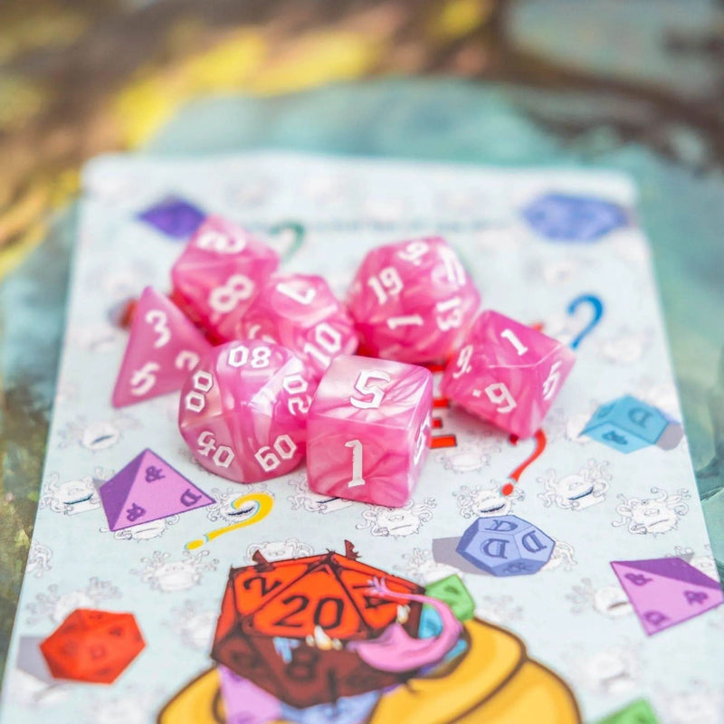 Pink Mist Dice Set