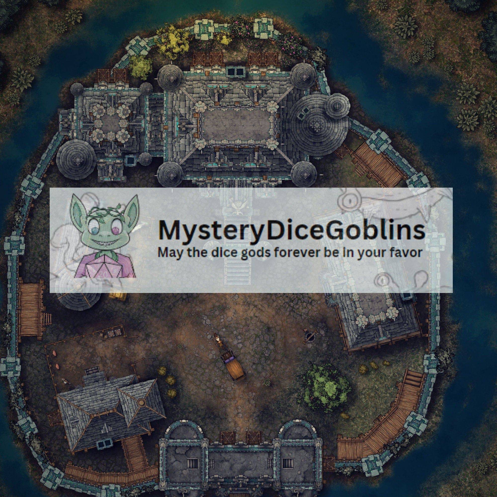 Castle Battle Map Bundle - Mystery Dice Goblin