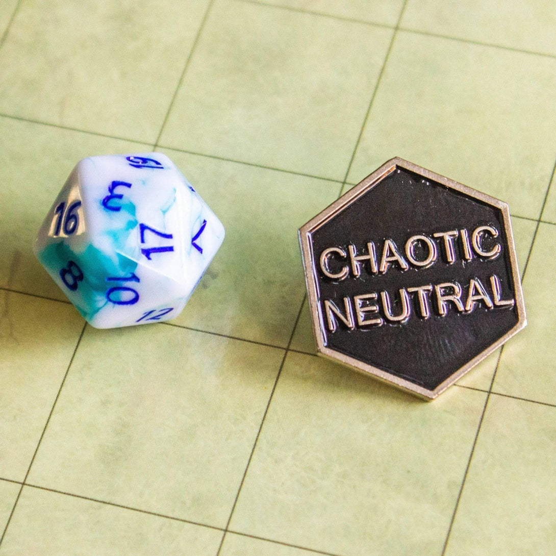 Chaotic Neutral Pin - Mystery Dice Goblin