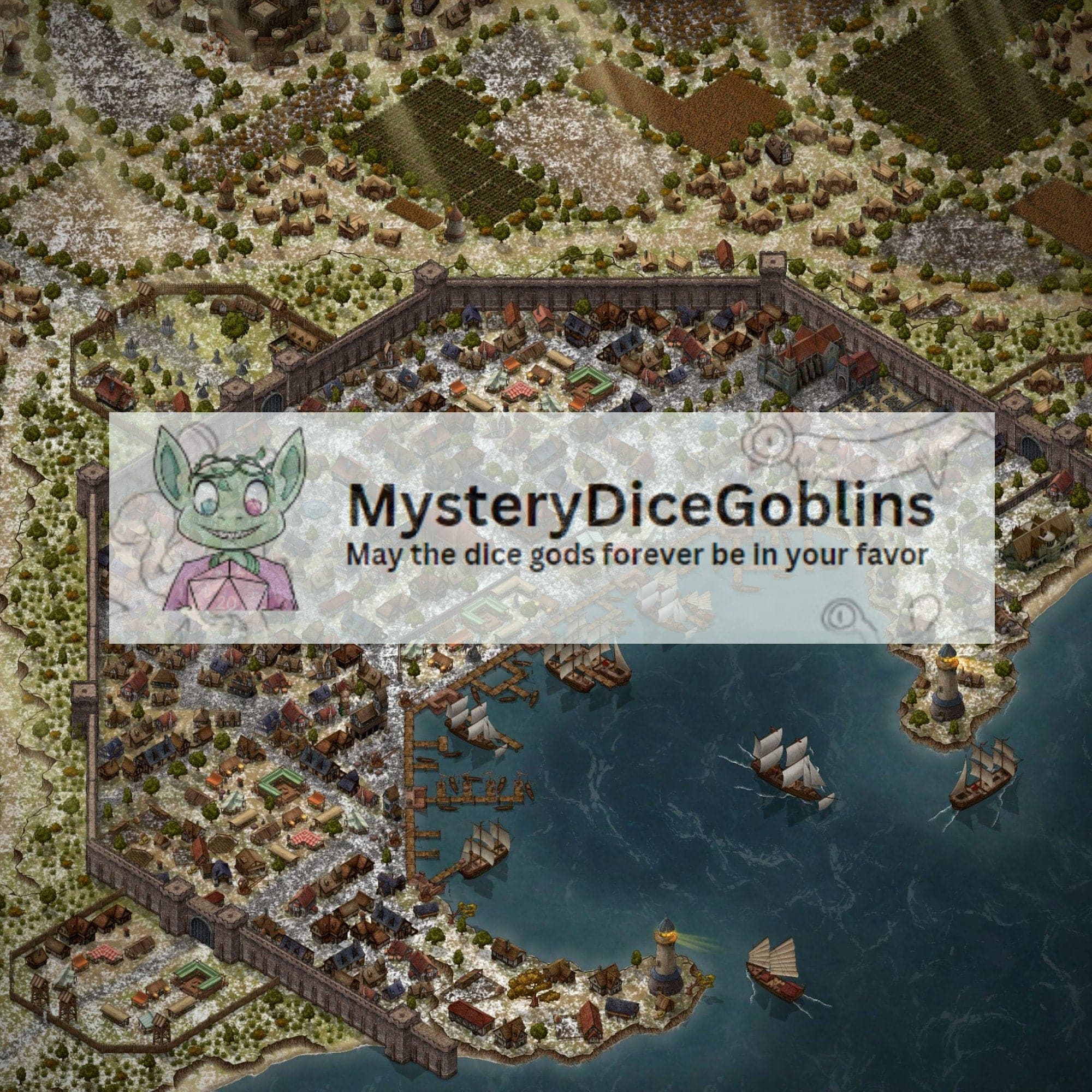 City Bundle: Battle Maps & Sounds - Mystery Dice Goblin