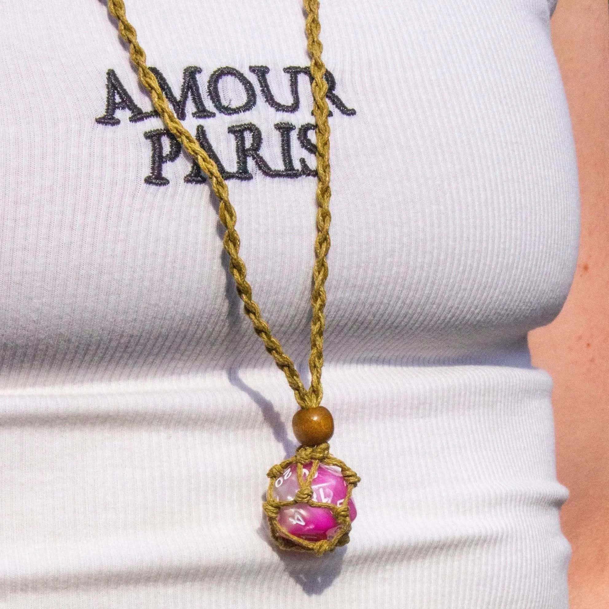 D20 Dice Necklace - Mystery Dice Goblin