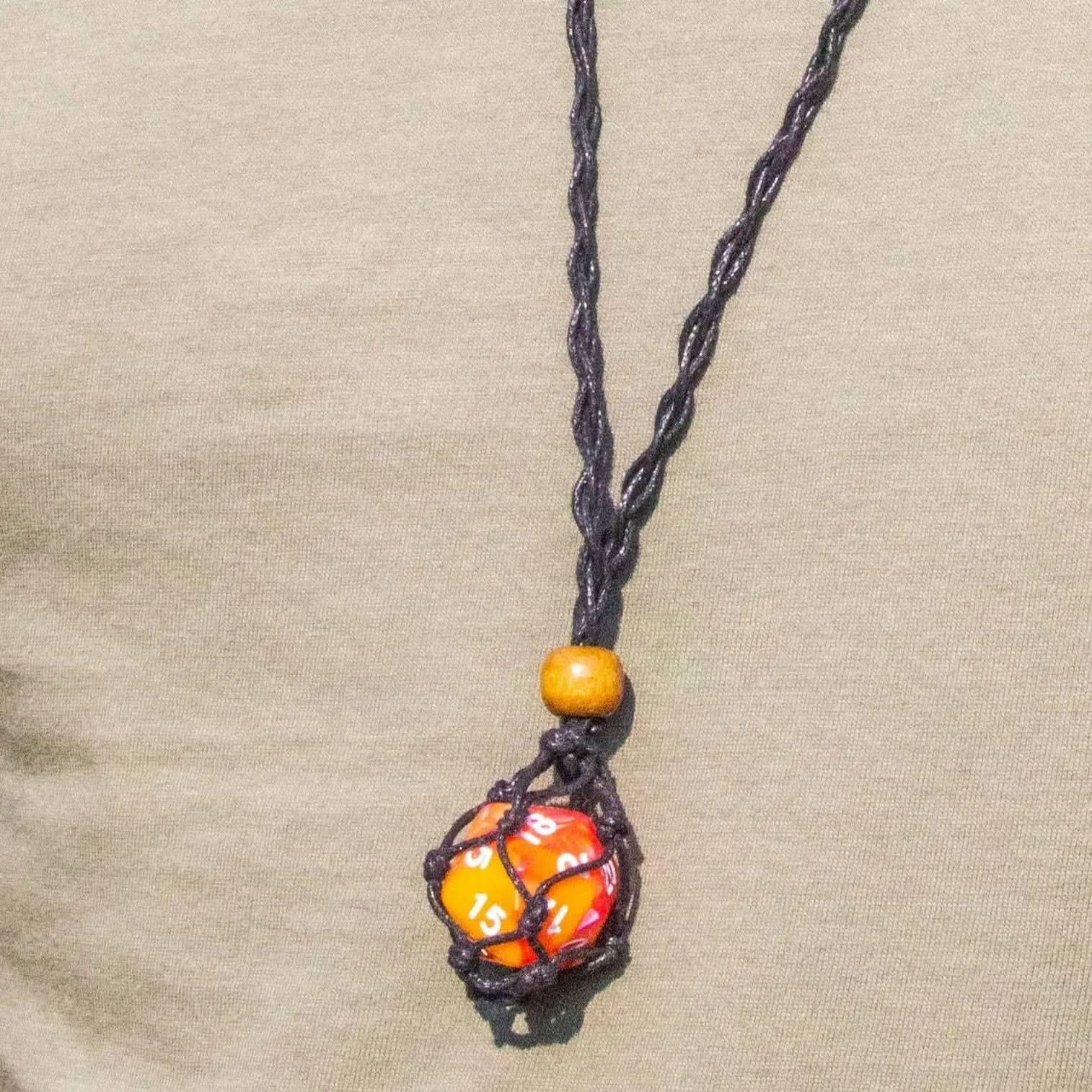 D20 Dice Necklace - Mystery Dice Goblin