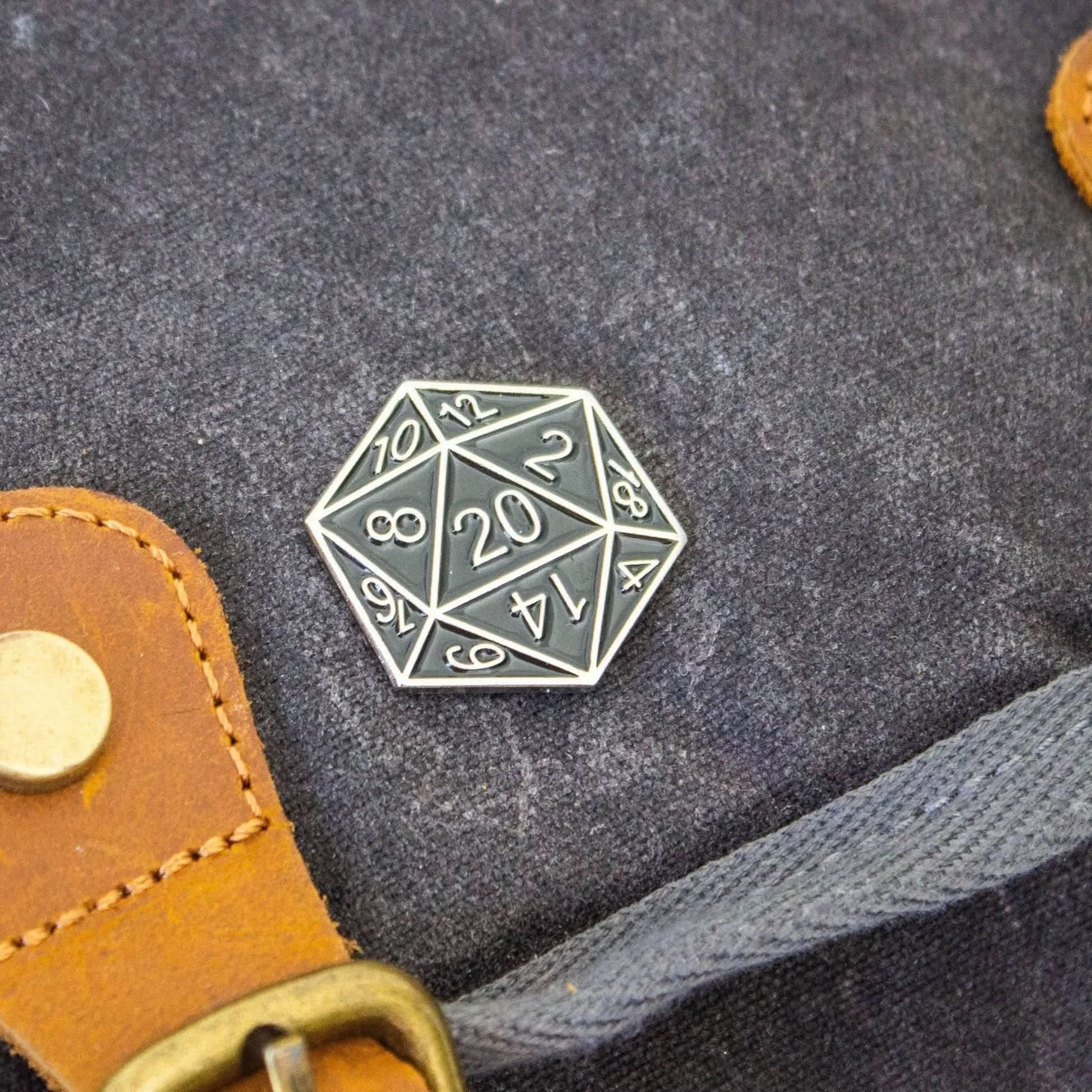D20 Pin - Mystery Dice Goblin