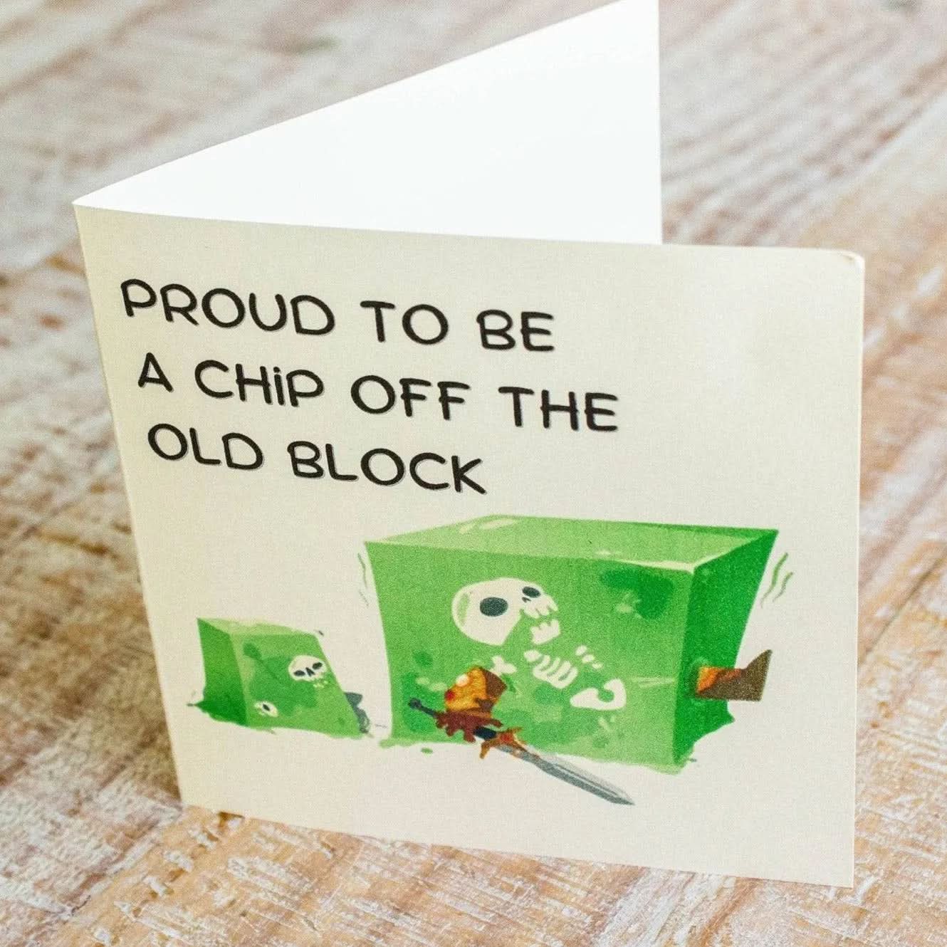 DnD Birthday Card - Mystery Dice Goblin