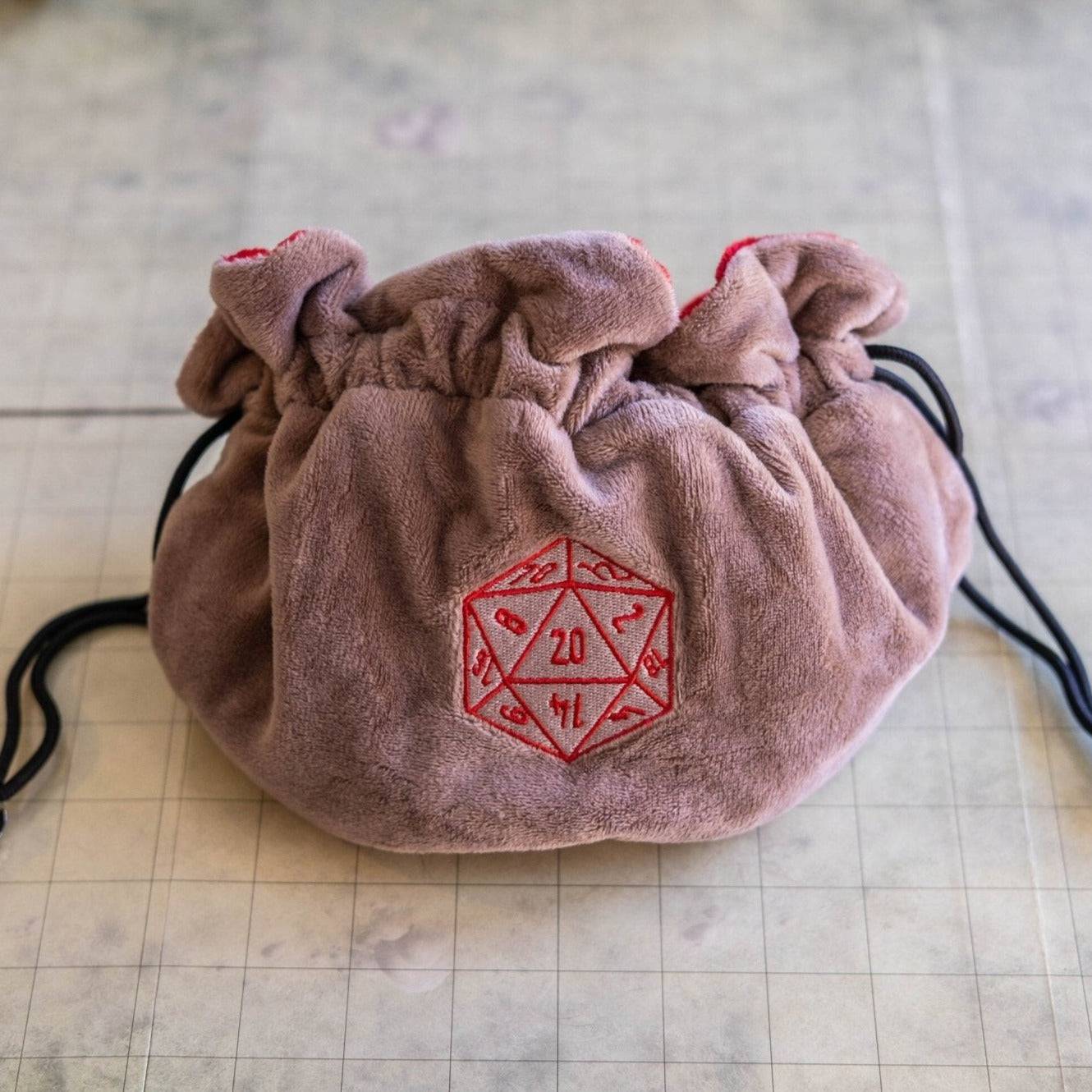DnD Dice Bag with Pockets - Mystery Dice Goblin