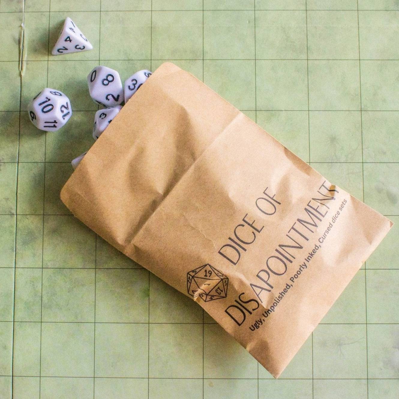 DnD Dice of Disappointment - Mystery Dice Goblin
