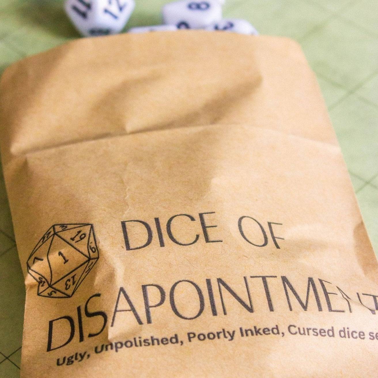 DnD Dice of Disappointment - Mystery Dice Goblin