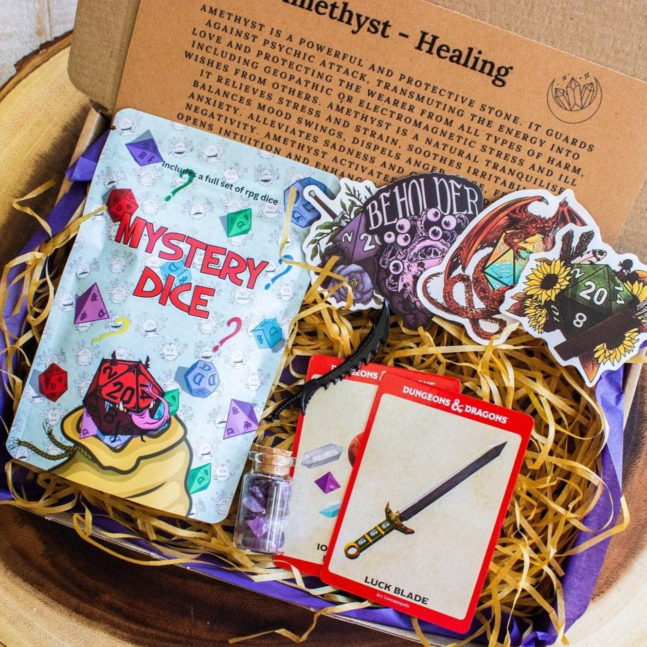 DnD Gift Blessing Box - Mystery Dice Goblin