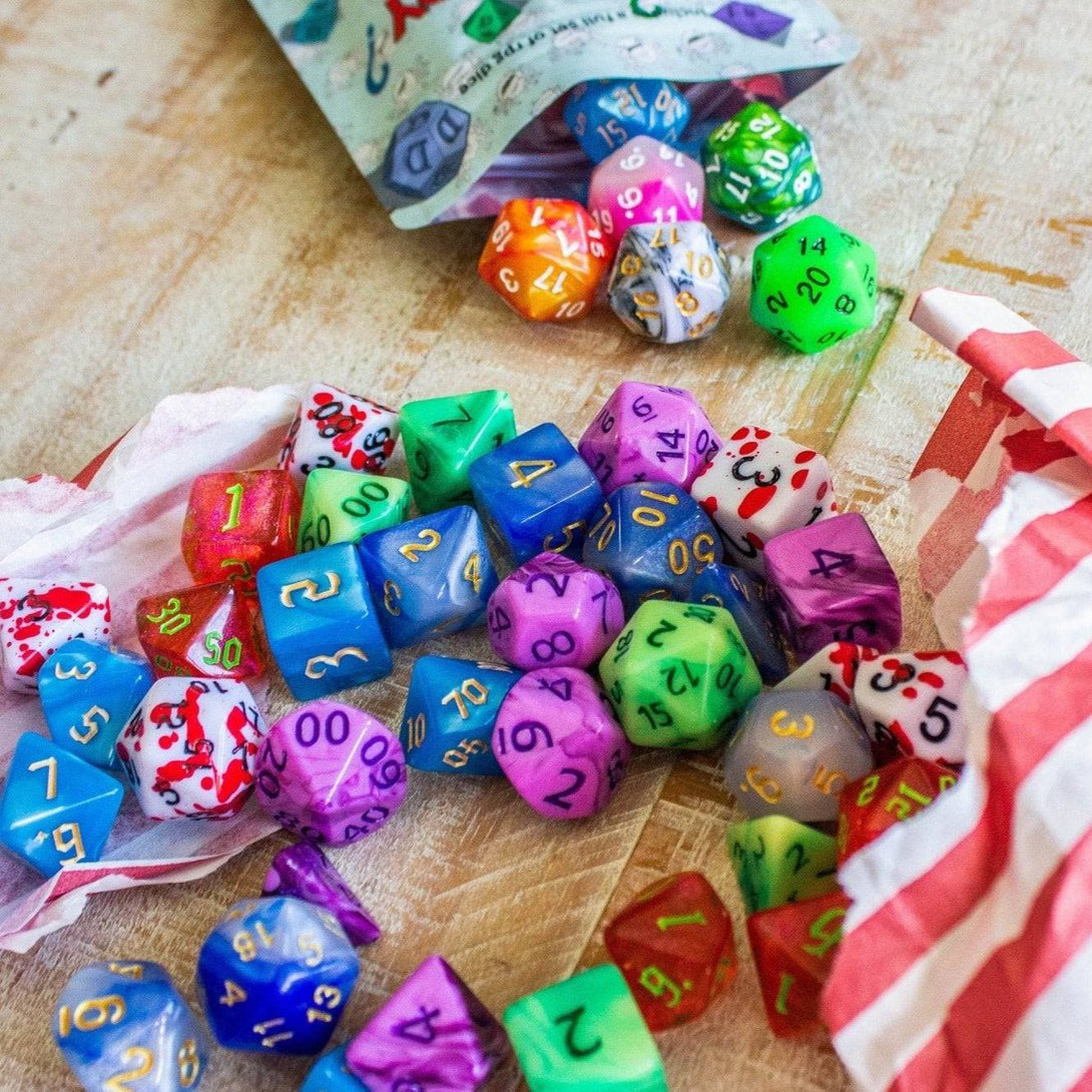 DnD Mystery Dice Game Night Pack - Mystery Dice Goblin