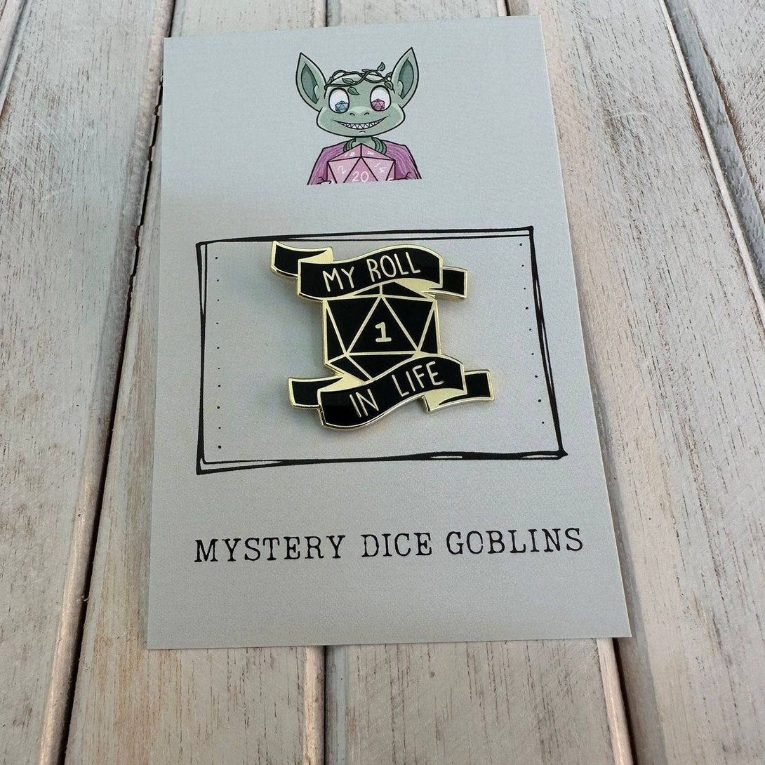 DnD Mystery Pin - Mystery Dice Goblin