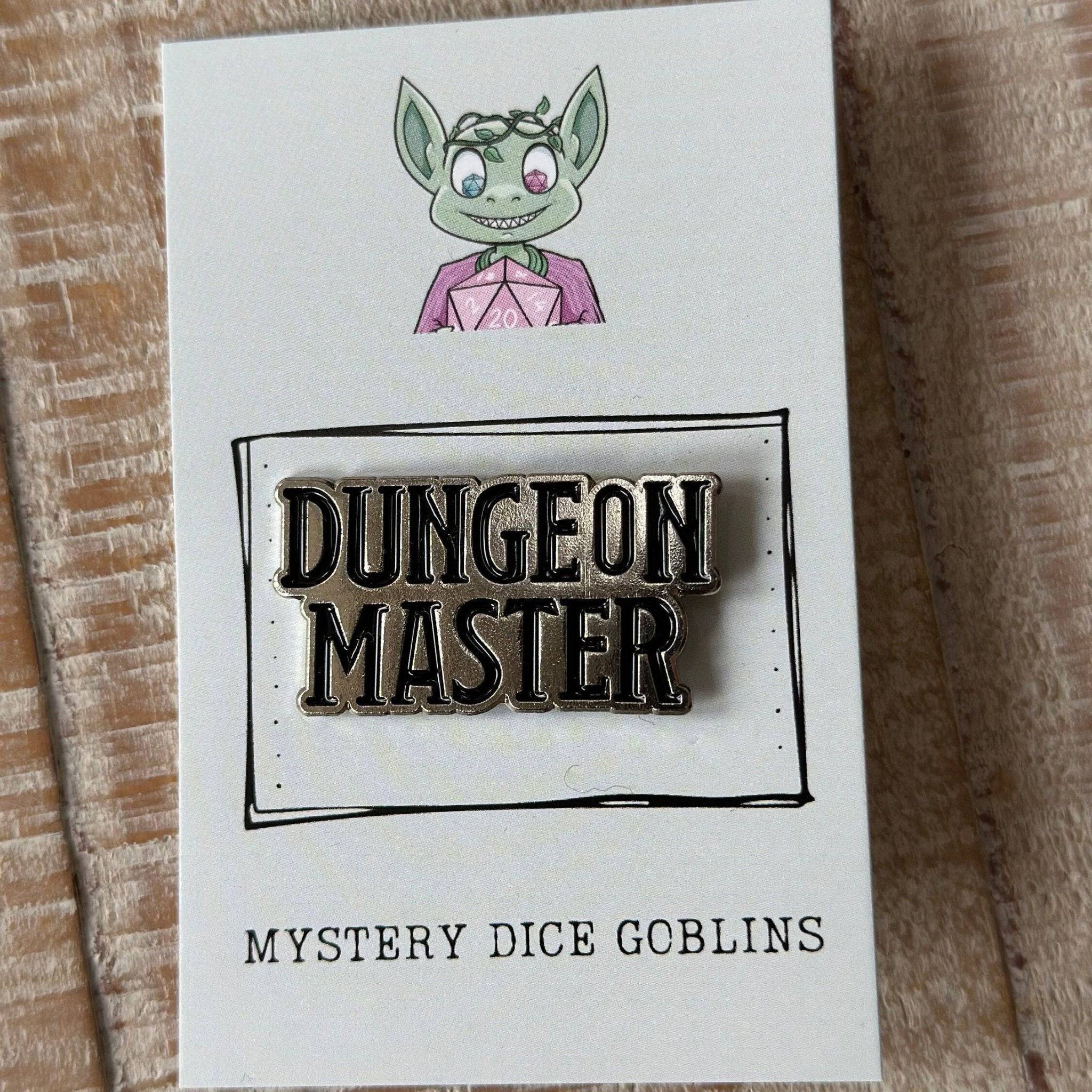 DnD Mystery Pin - Mystery Dice Goblin