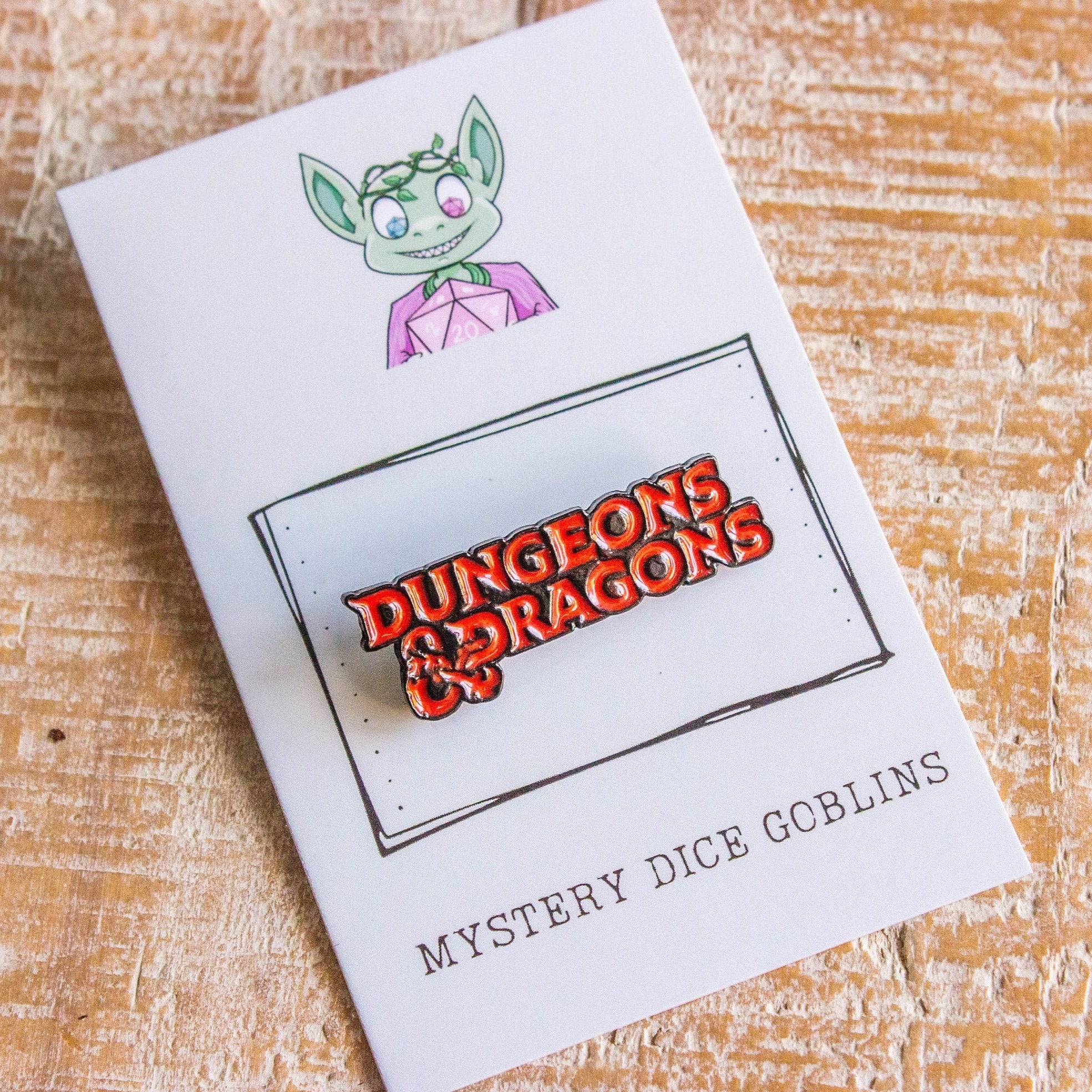Dungeons and Dragons Pin - Mystery Dice Goblin