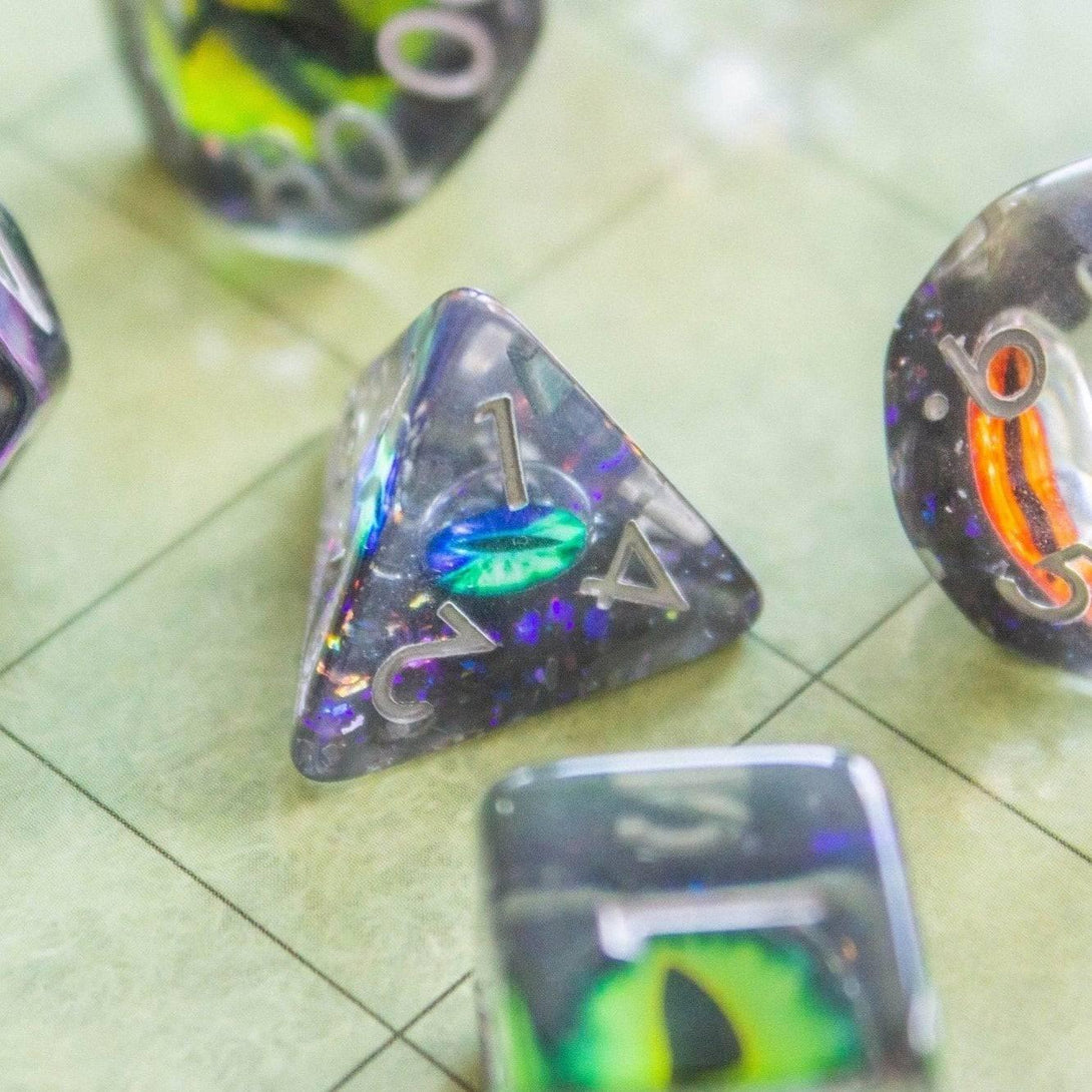 Evil Eye DnD dice - Mystery Dice Goblin