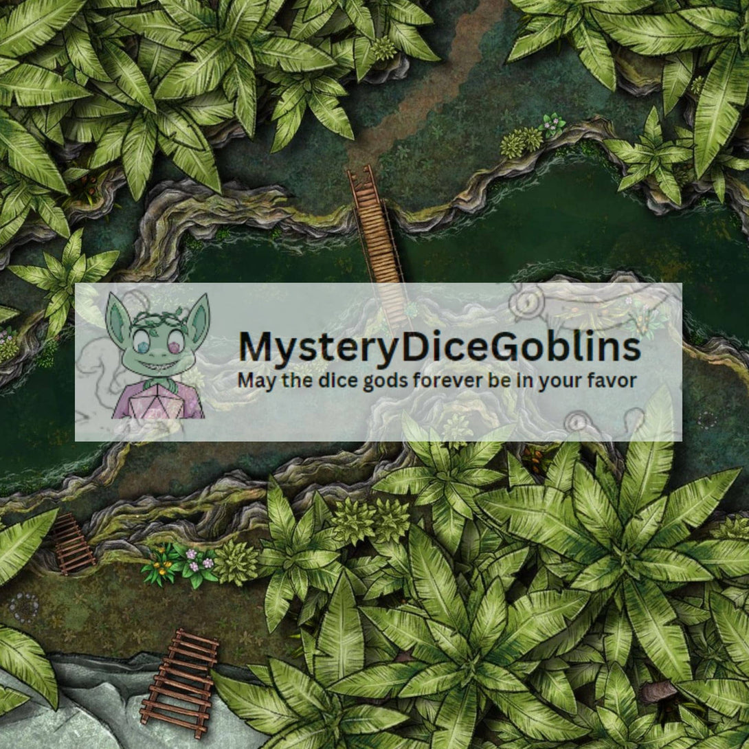 Jungle Bundle: Battle Maps & Sounds - Mystery Dice Goblin