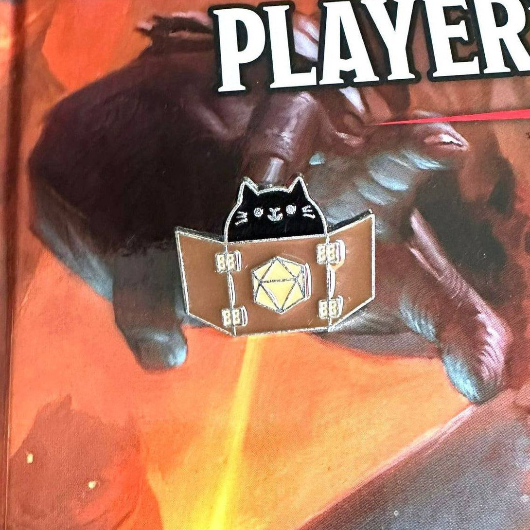 Meowster Cat Pin - Mystery Dice Goblin