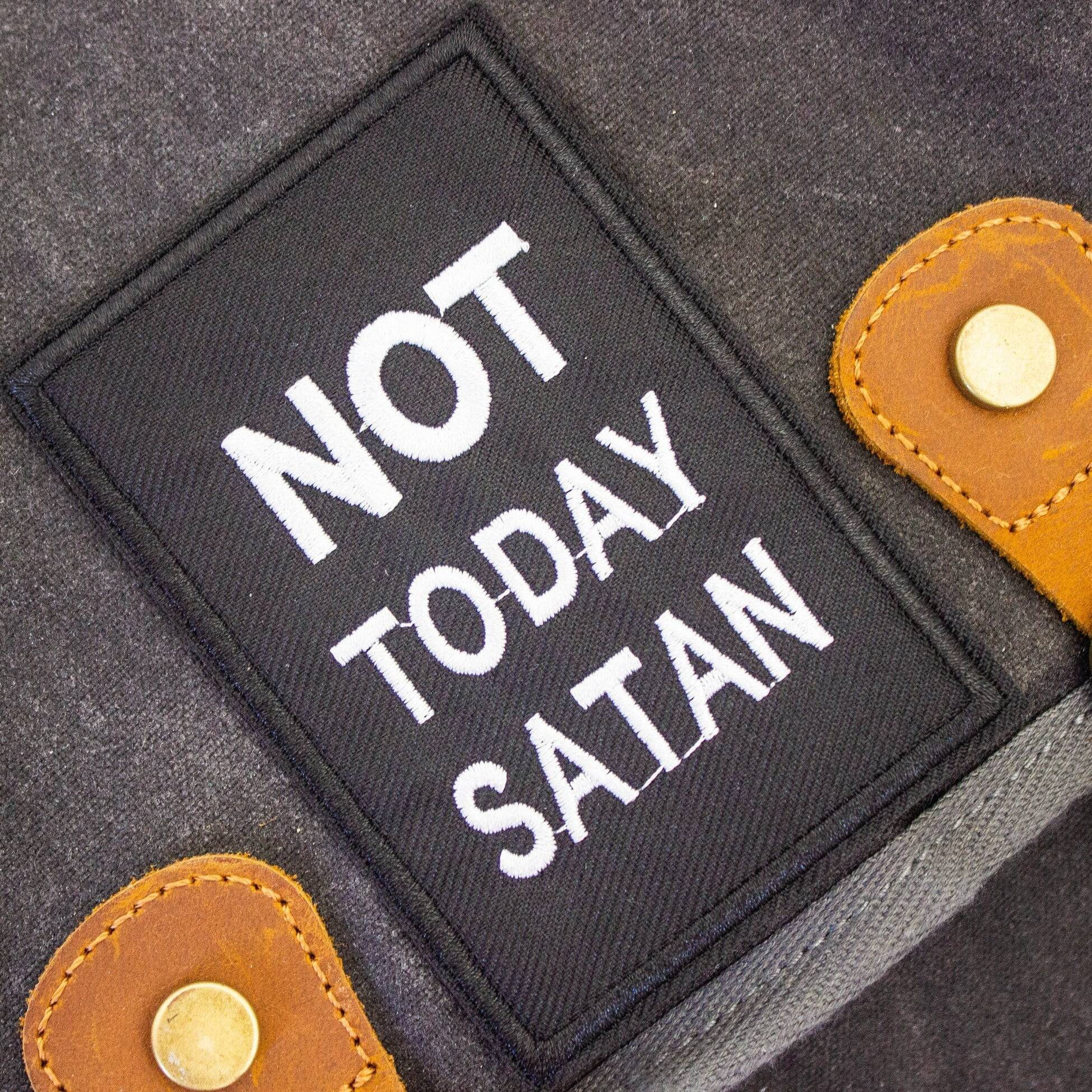 Not Today Satan Patch - Mystery Dice Goblin