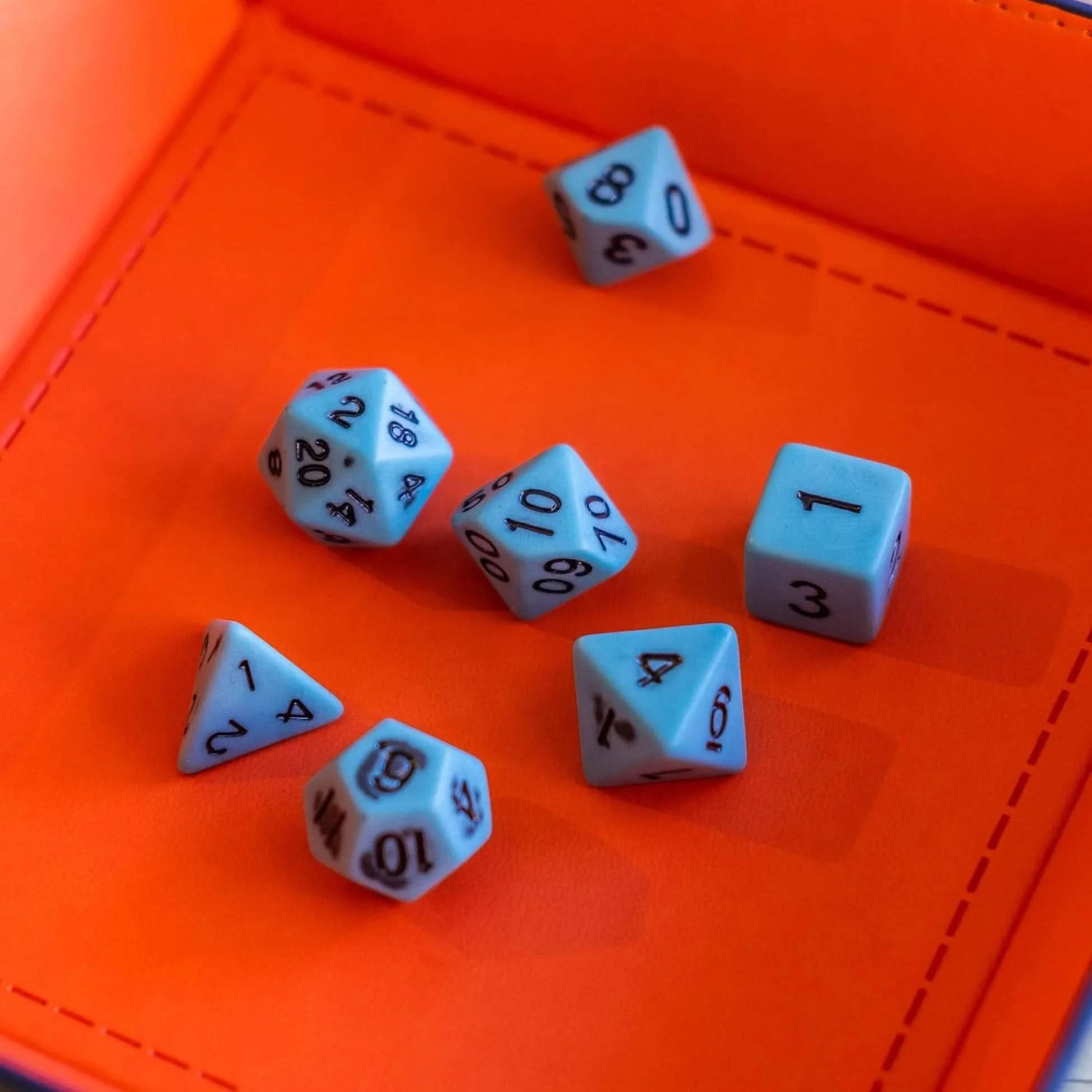Pastel Blue Dice
