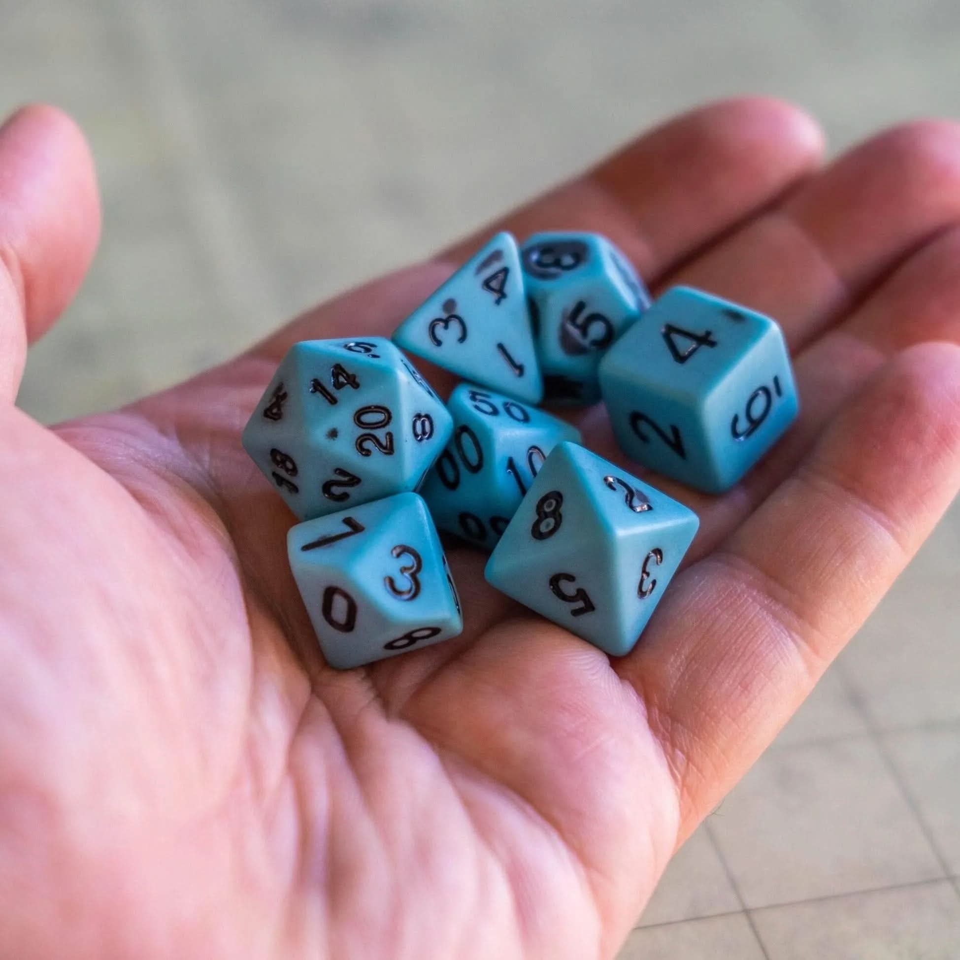 Pastel Blue Dice - Mystery Dice Goblin