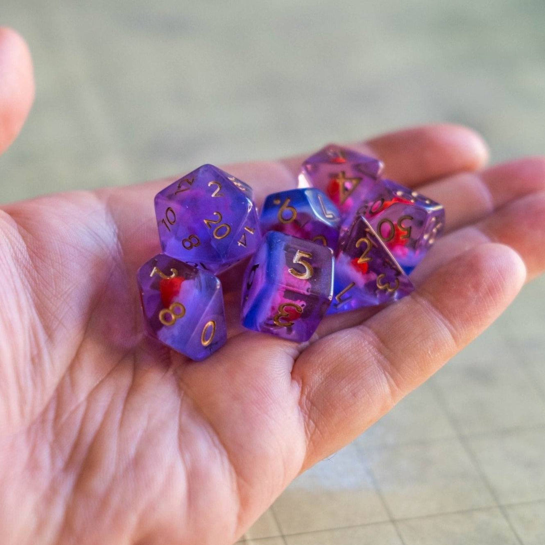 Pink Turtles Dice Set - Mystery Dice Goblin