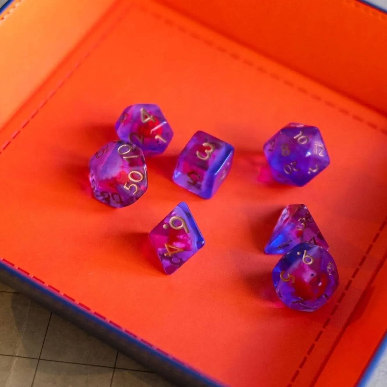 Pink Turtles Dice Set - Mystery Dice Goblin