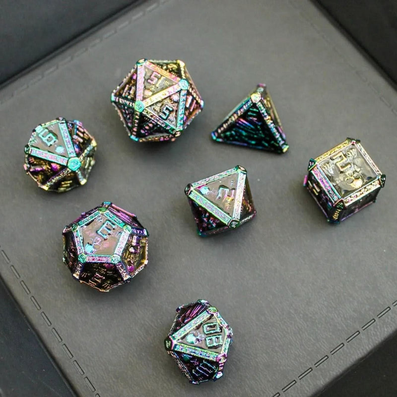 Rainbow Crypt Dice Set