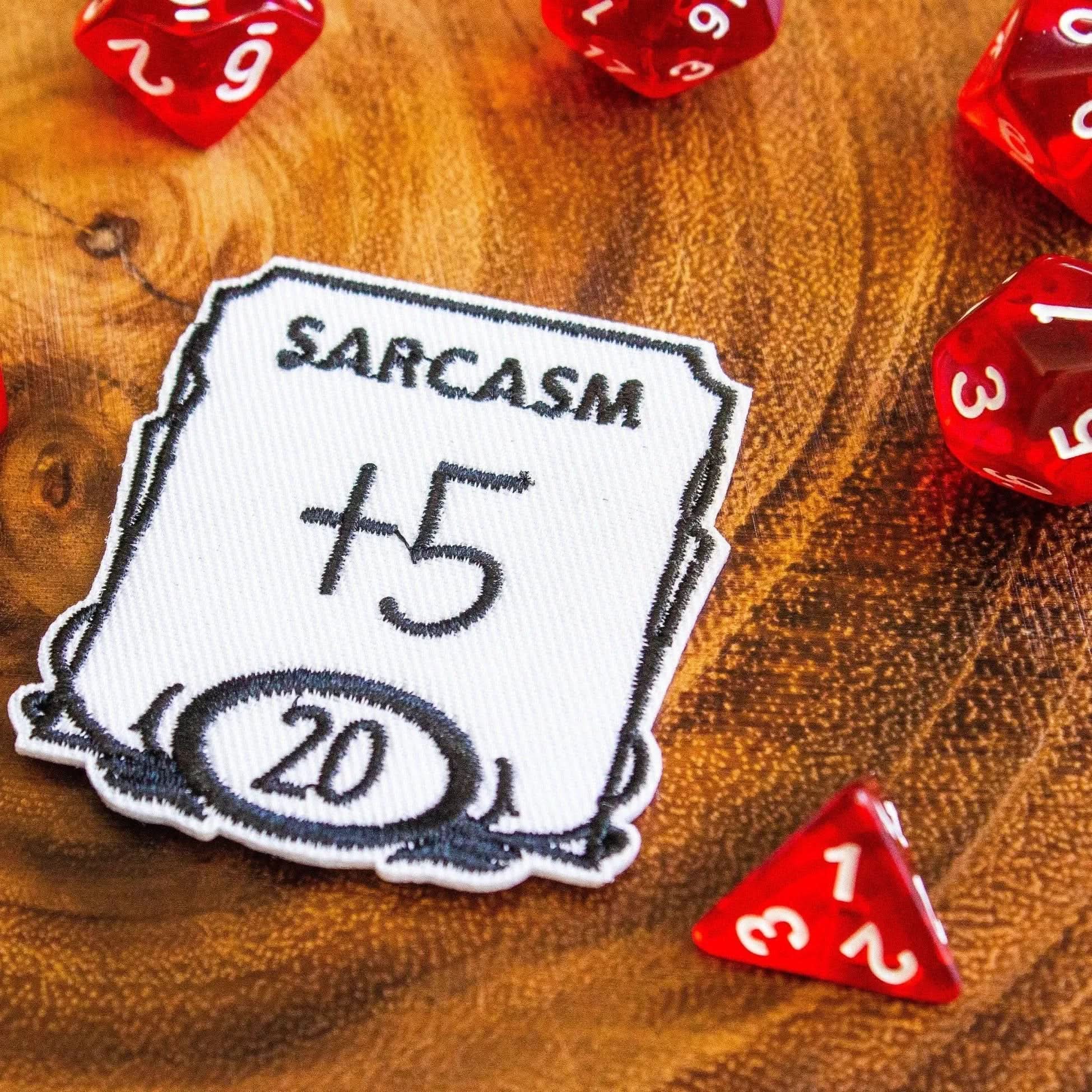 Sarcasm +5 Patch - Mystery Dice Goblin