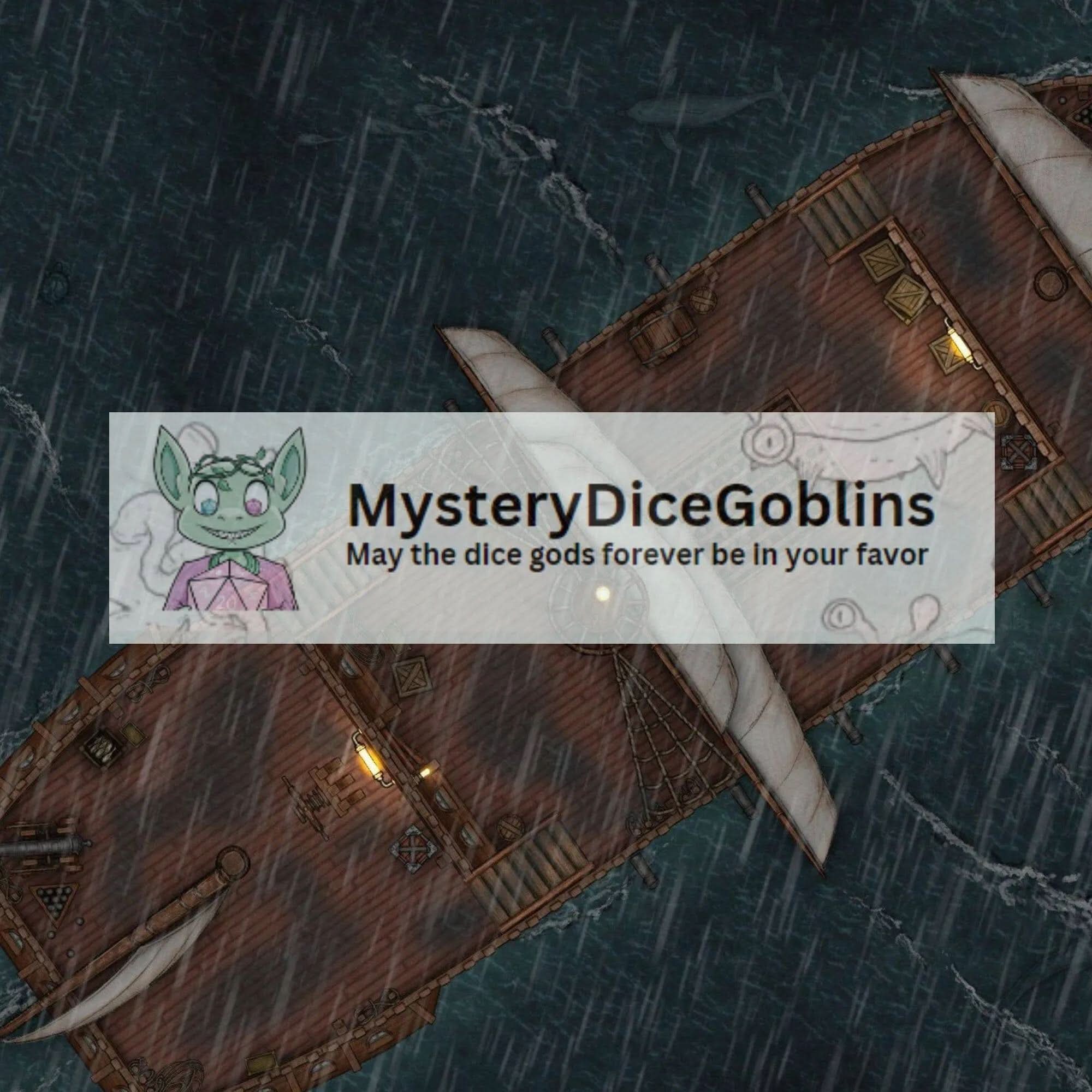 Ship Battle Map Bundle - Mystery Dice Goblin